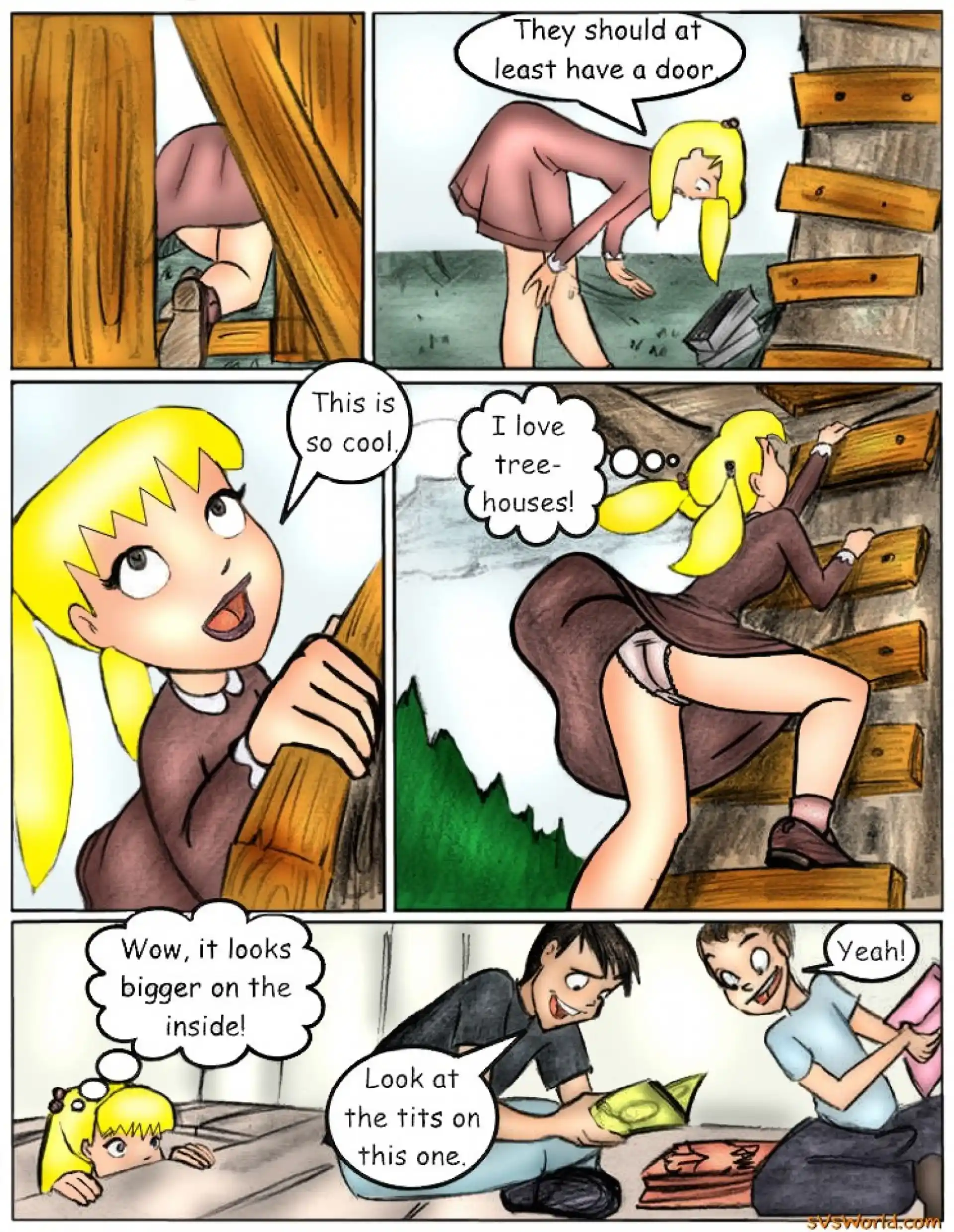 HOT Ay Papi 5 . Ay Papi - In the Treehouse - Chapter 3 - Color page 3