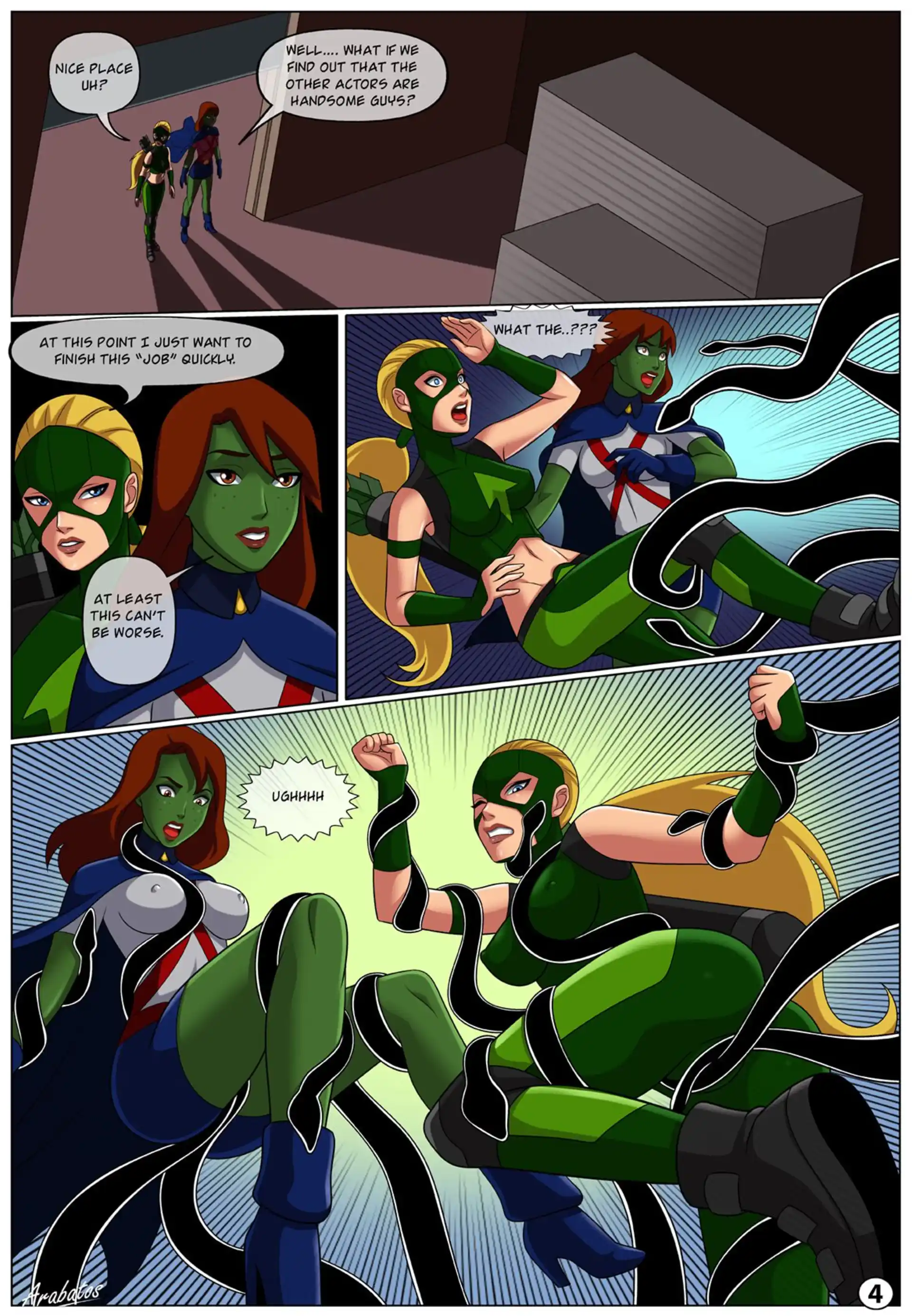 Low Class Heroines Low Class Heroines - Chapter 1 (Teen Titans) page 4