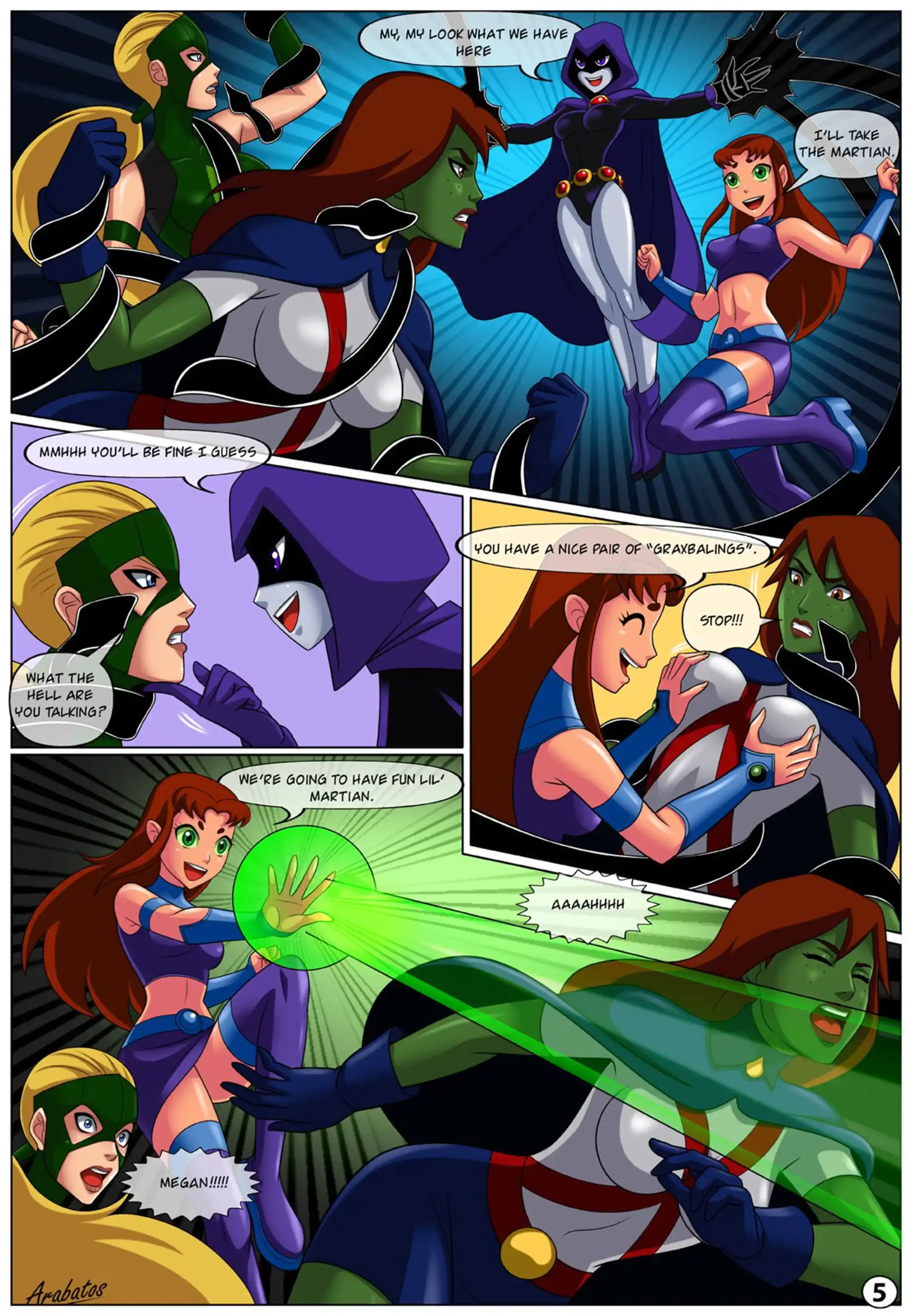 Low Class Heroines Low Class Heroines - Chapter 1 (Teen Titans) page 5