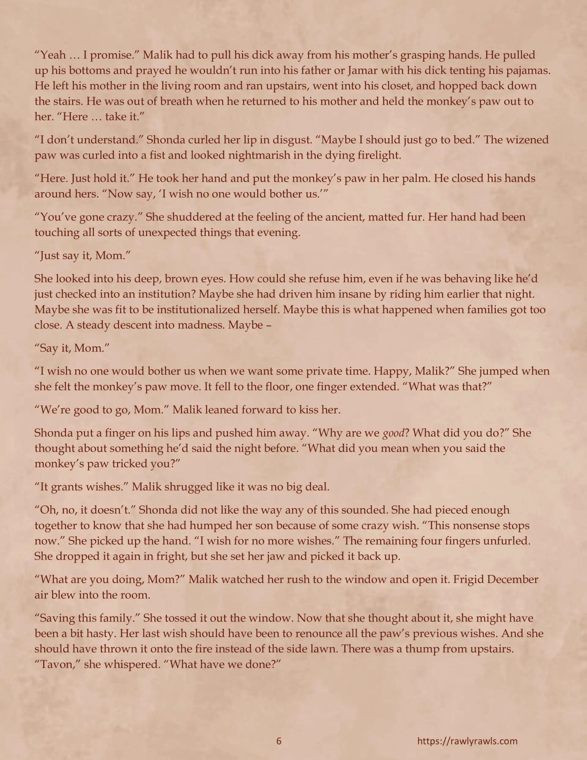 Five Twisted Wishes Five Twisted Wishes - Chapter 4 page 6