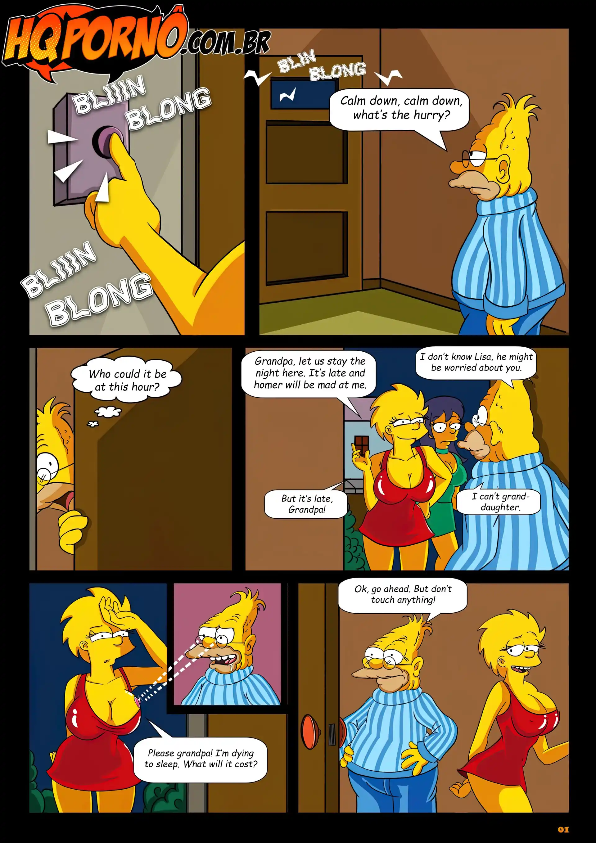 OS Simpsons OS Simpsons - Sleepover At Grandpa's House - Chapter 1 (The Simpsons) page 2