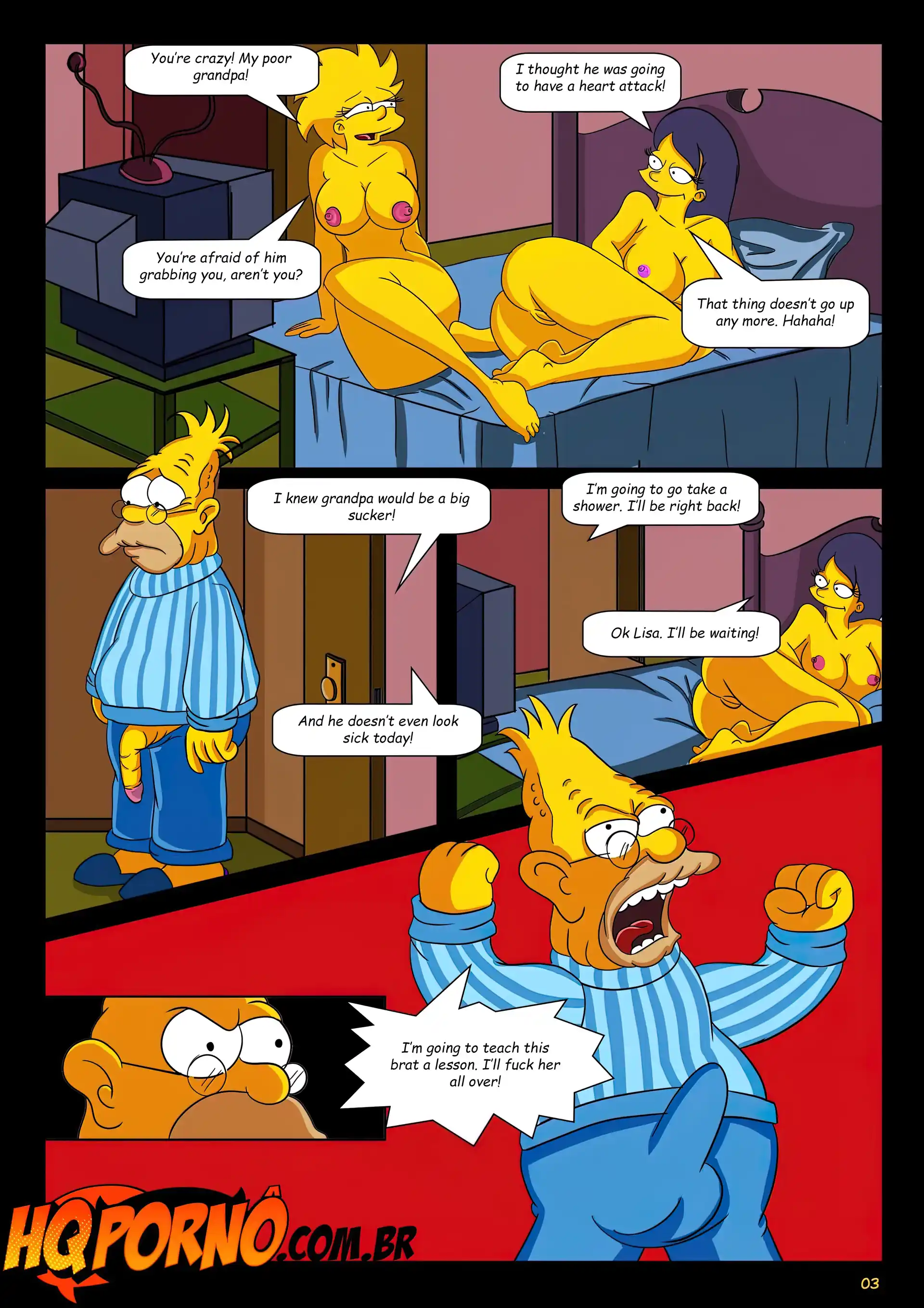 OS Simpsons OS Simpsons - Sleepover At Grandpa's House - Chapter 1 (The Simpsons) page 4