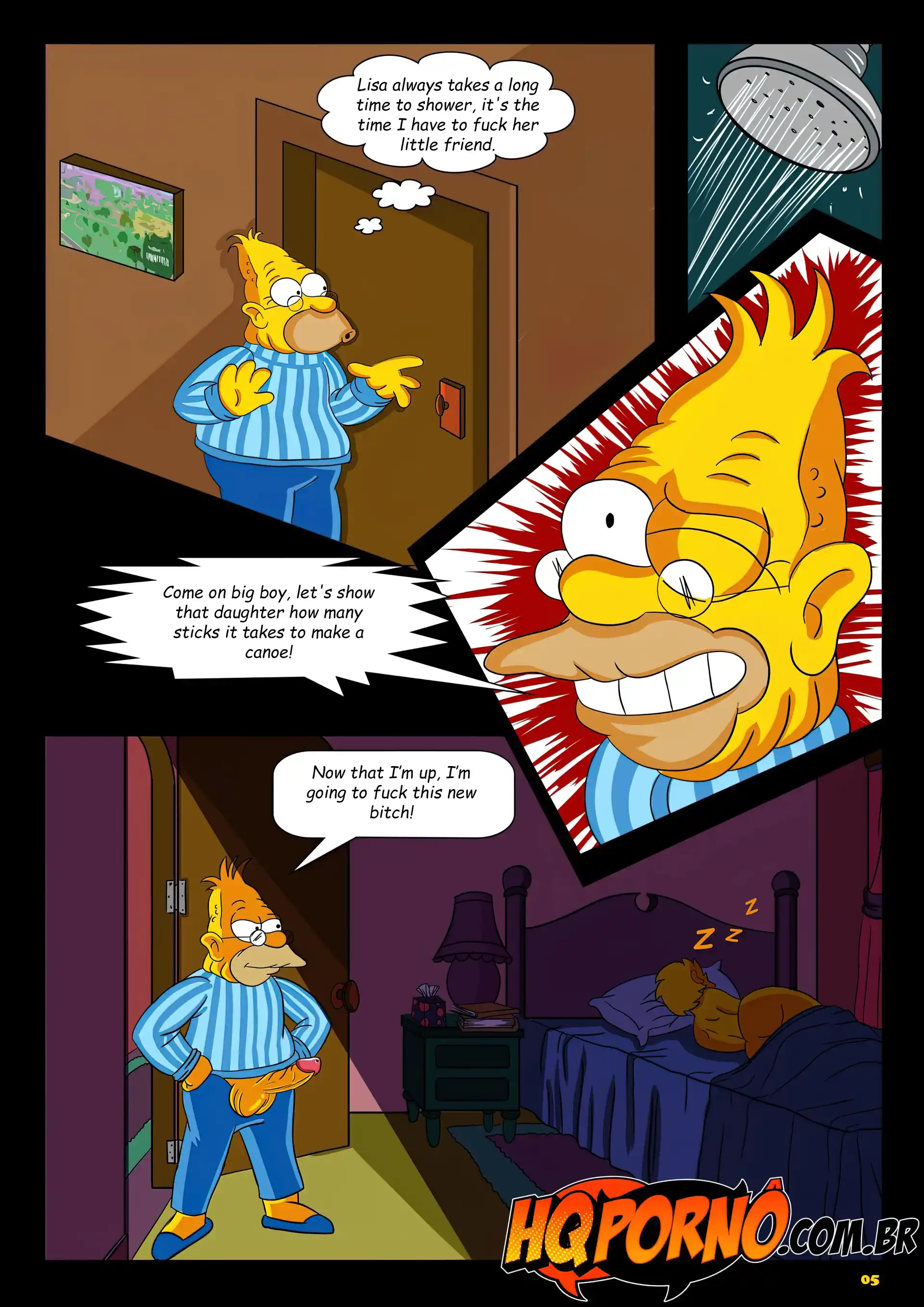 OS Simpsons OS Simpsons - Sleepover At Grandpa's House - Chapter 1 (The Simpsons) page 6