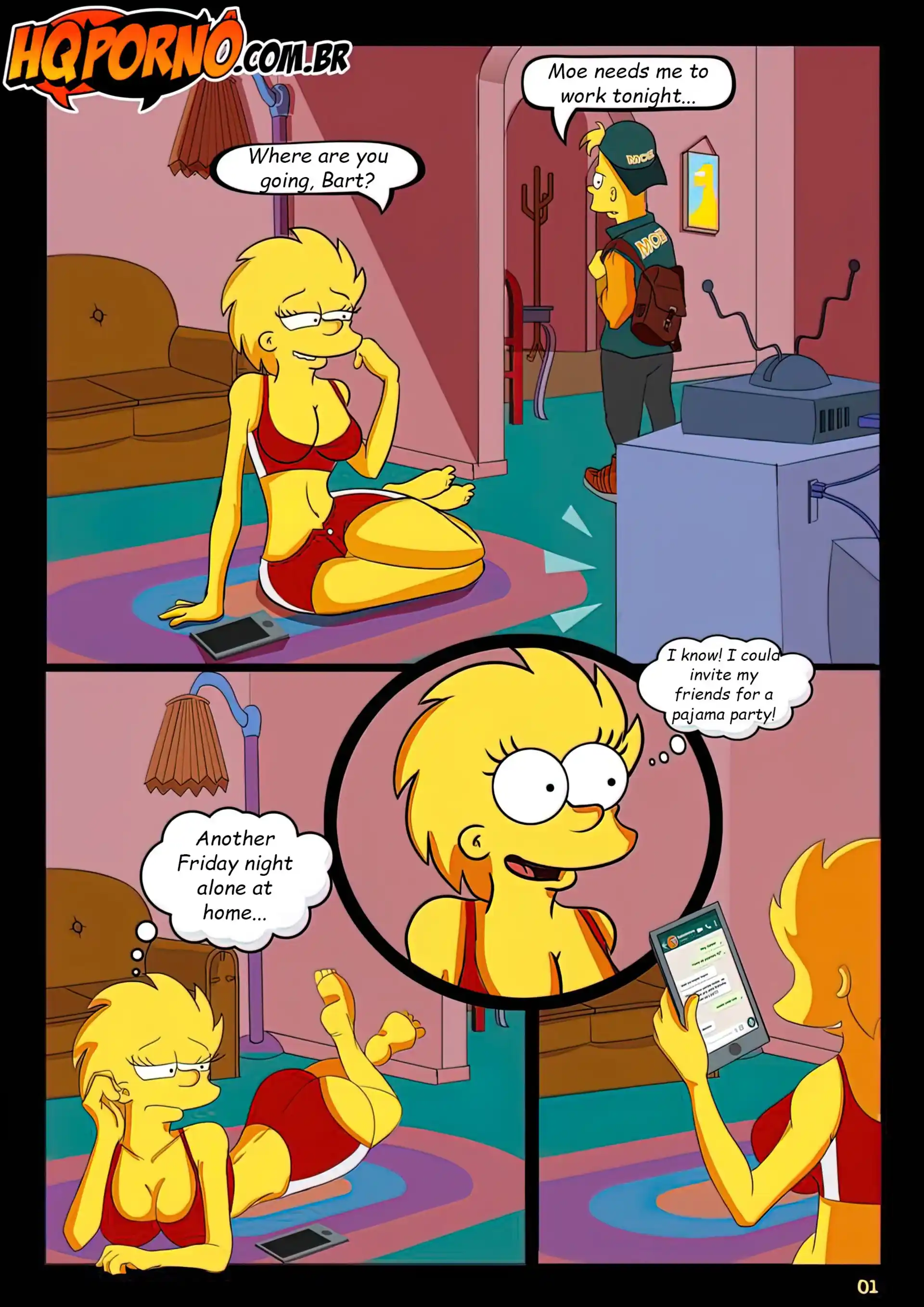 OS Simpsons OS Simpsons - The Pizza Dare - Chapter 2 (The Simpsons) page 2