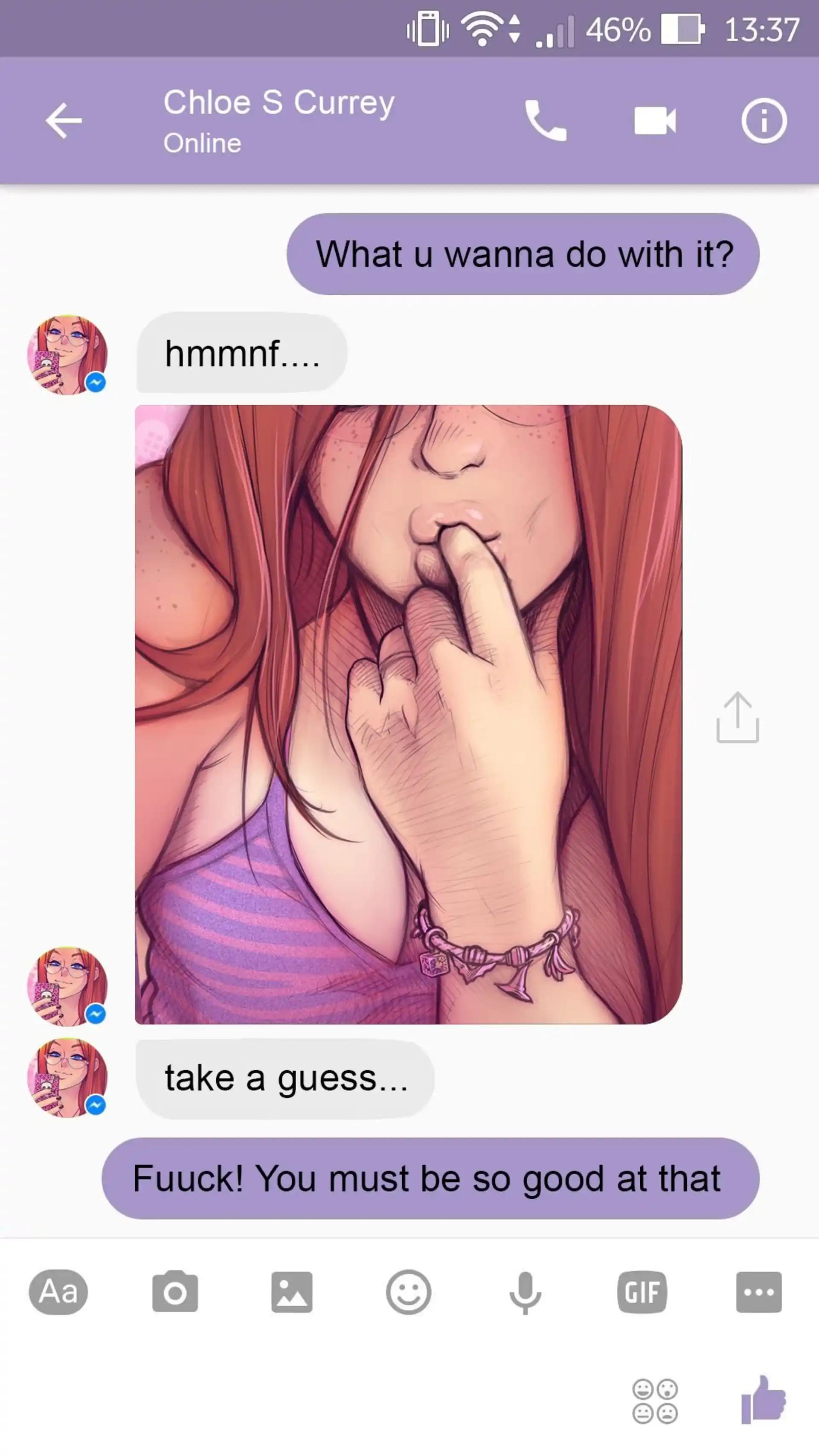 A Chat With Chloe A Chat With Chloe - Text Message page 7
