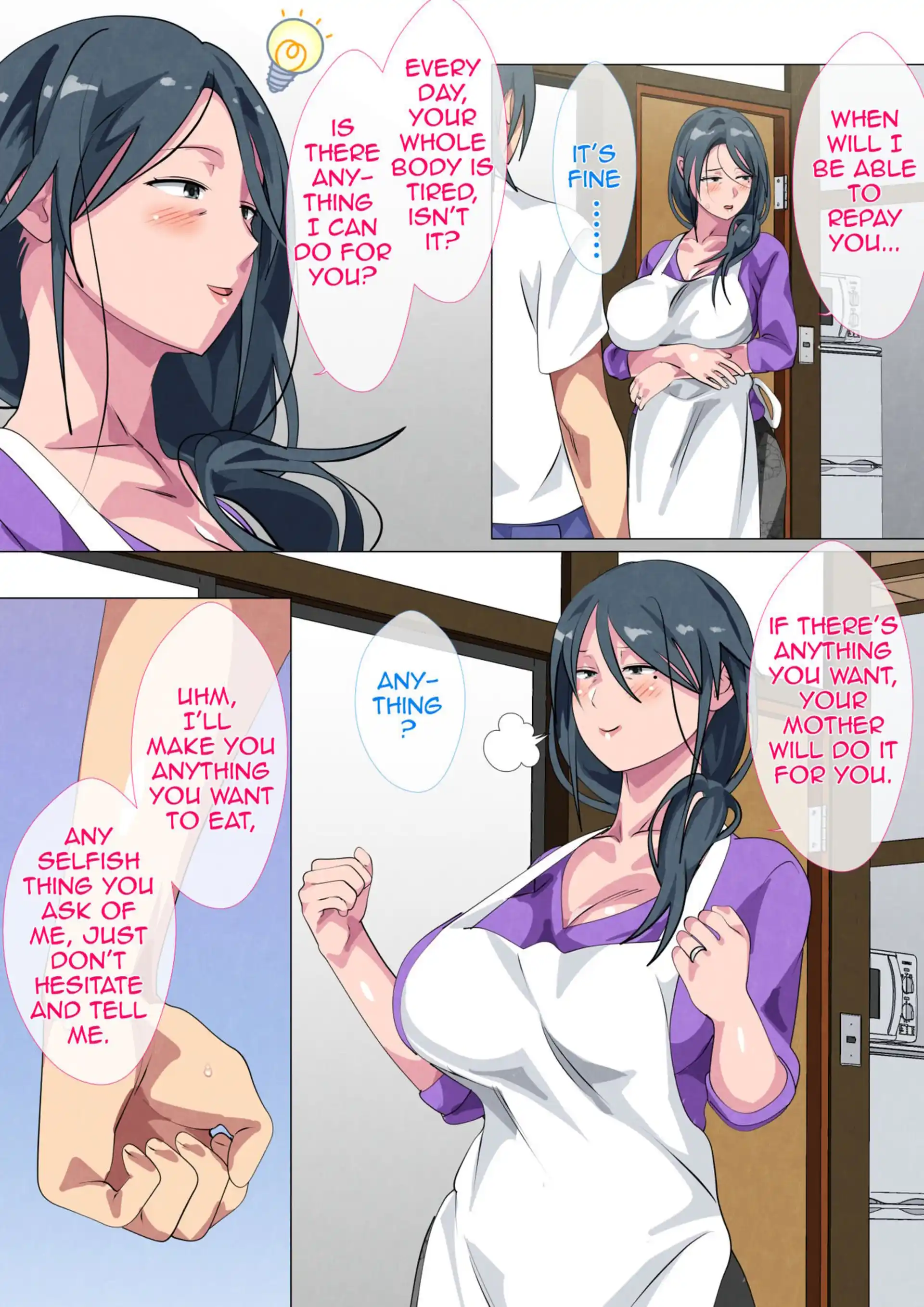 Widowed Mother Sayoko – Record of a Copulation of a Mother and Son Living in a Small Room Widowed Mother Sayoko - Record of a Copulation of a Mother and Son Living in a Small Room - Chapter 1 page 20