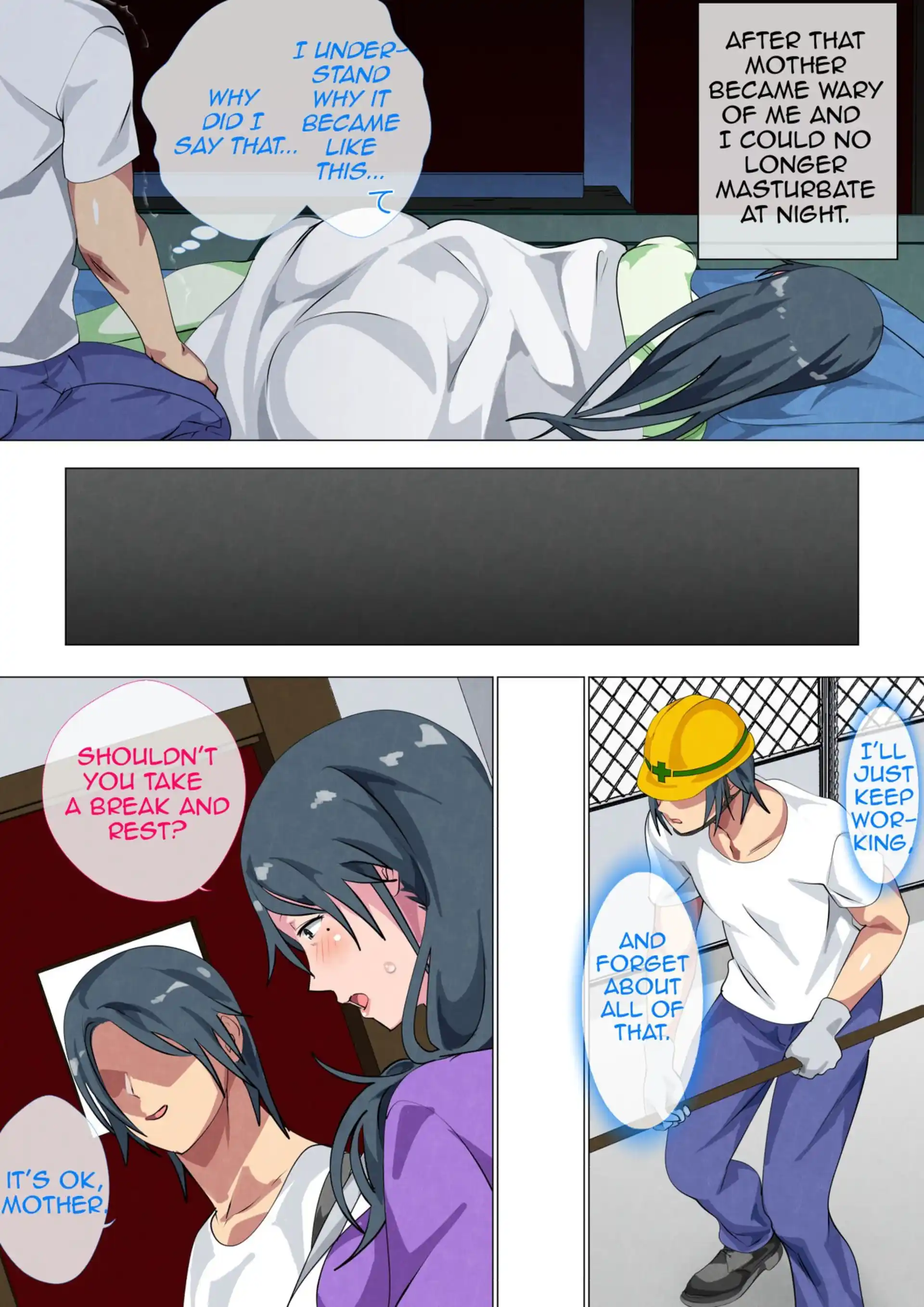 Widowed Mother Sayoko – Record of a Copulation of a Mother and Son Living in a Small Room Widowed Mother Sayoko - Record of a Copulation of a Mother and Son Living in a Small Room - Chapter 1 page 23
