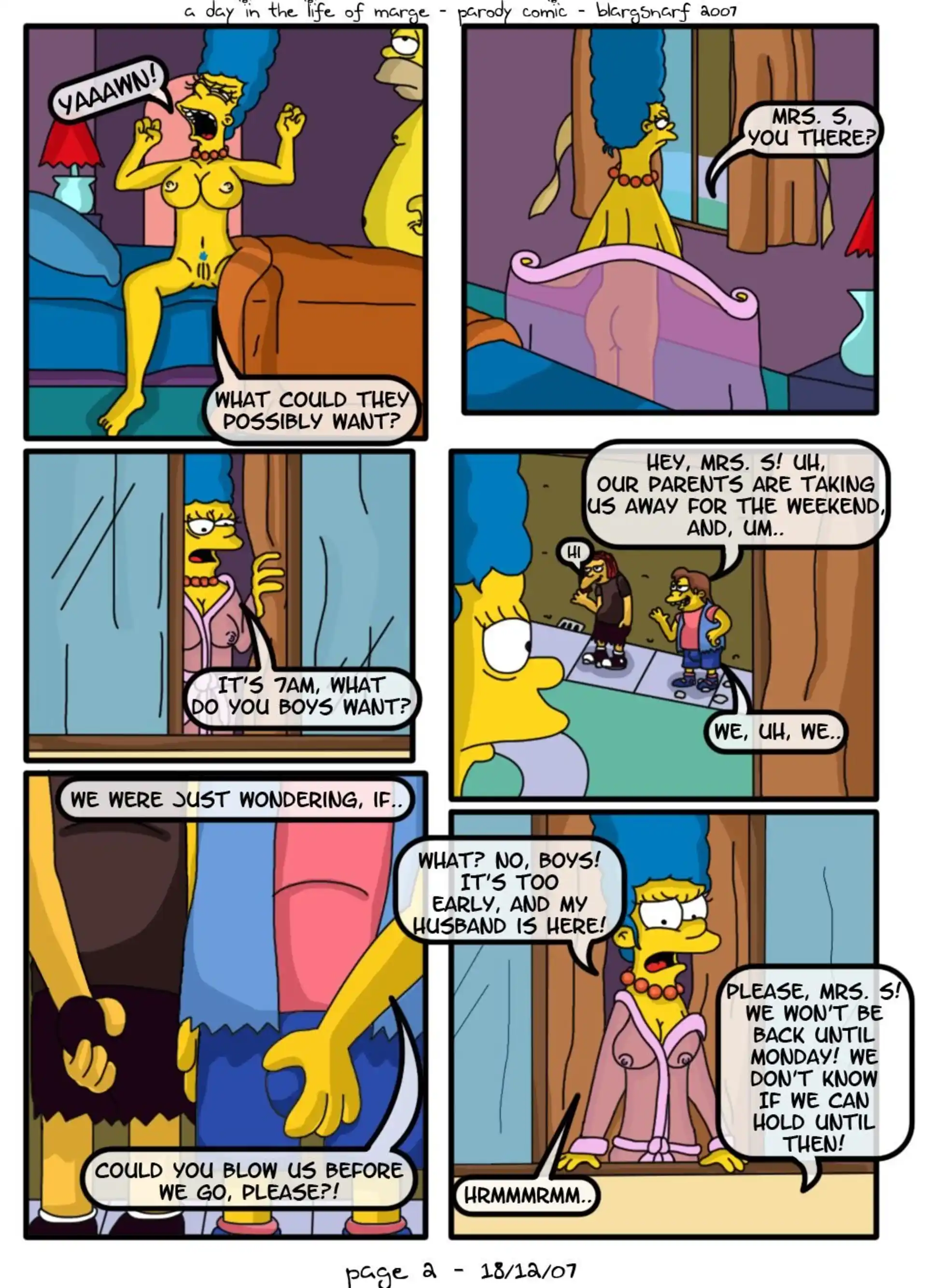 A Day in the Life of Marge A Day in the Life of Marge - Chapter 1 (The Simpsons) page 3