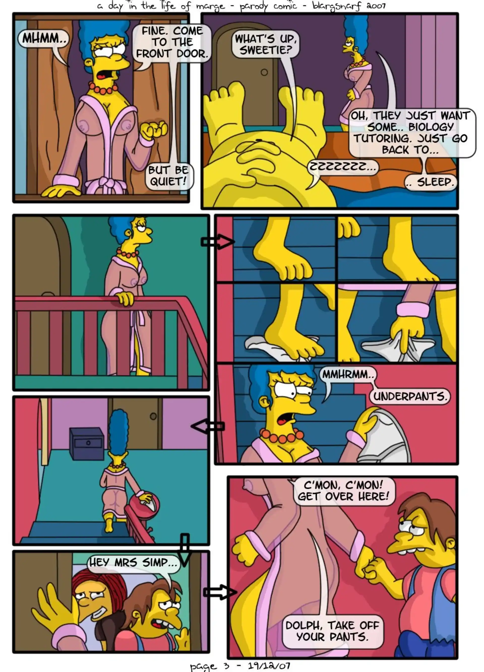 A Day in the Life of Marge A Day in the Life of Marge - Chapter 1 (The Simpsons) page 4