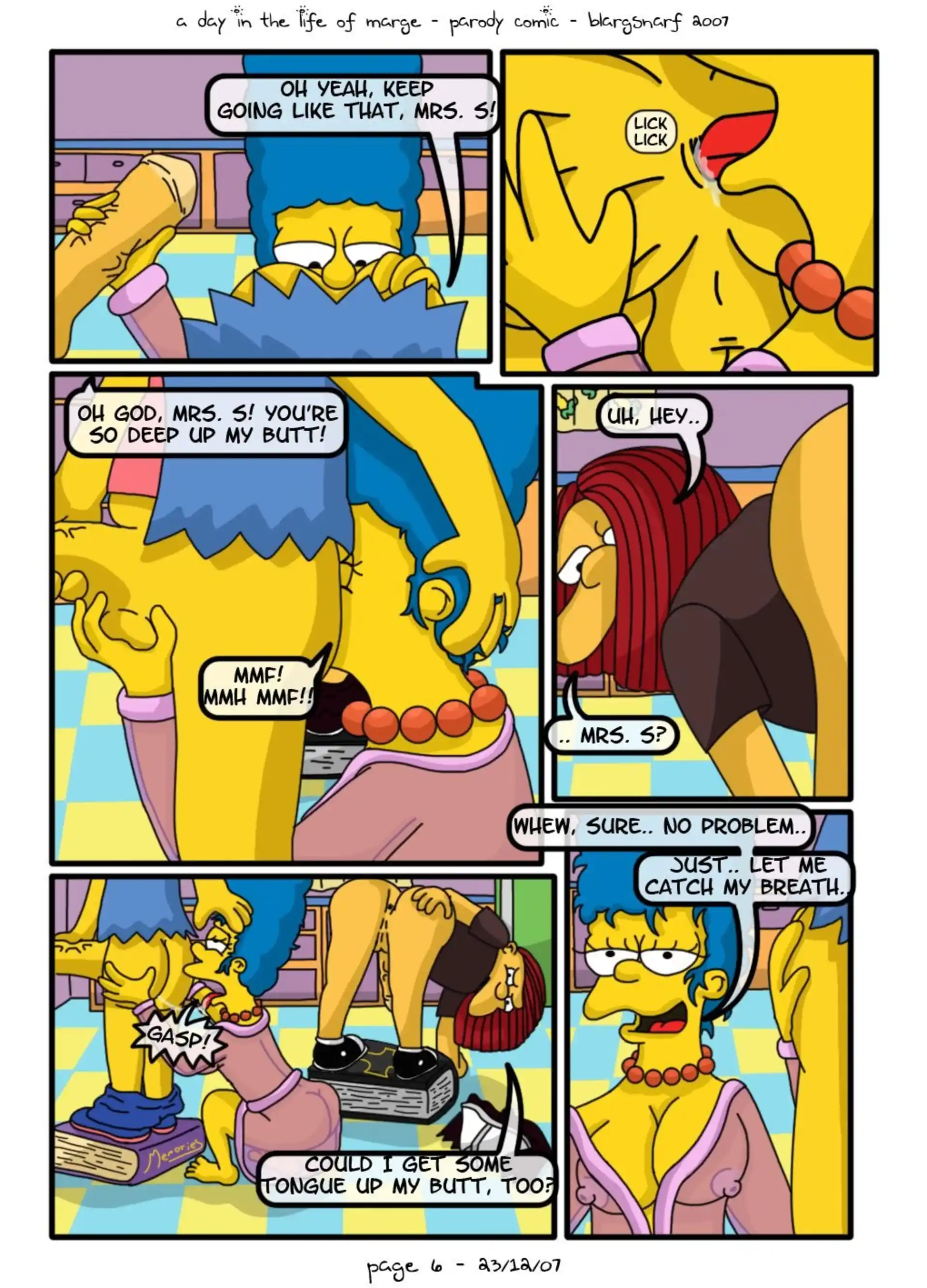 A Day in the Life of Marge A Day in the Life of Marge - Chapter 1 (The Simpsons) page 7
