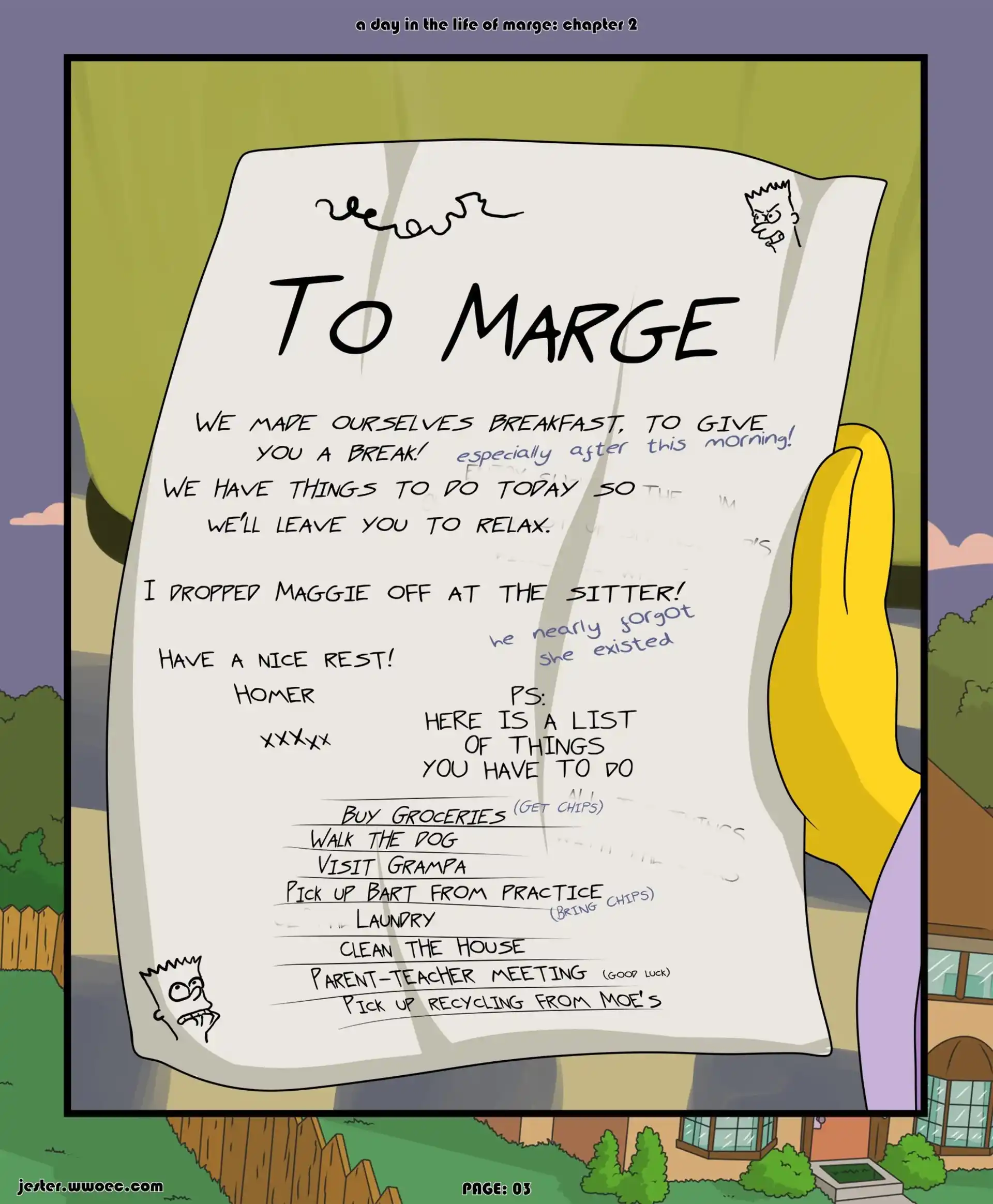 A Day in the Life of Marge A Day in the Life of Marge - Chapter 2 (The Simpsons) page 3