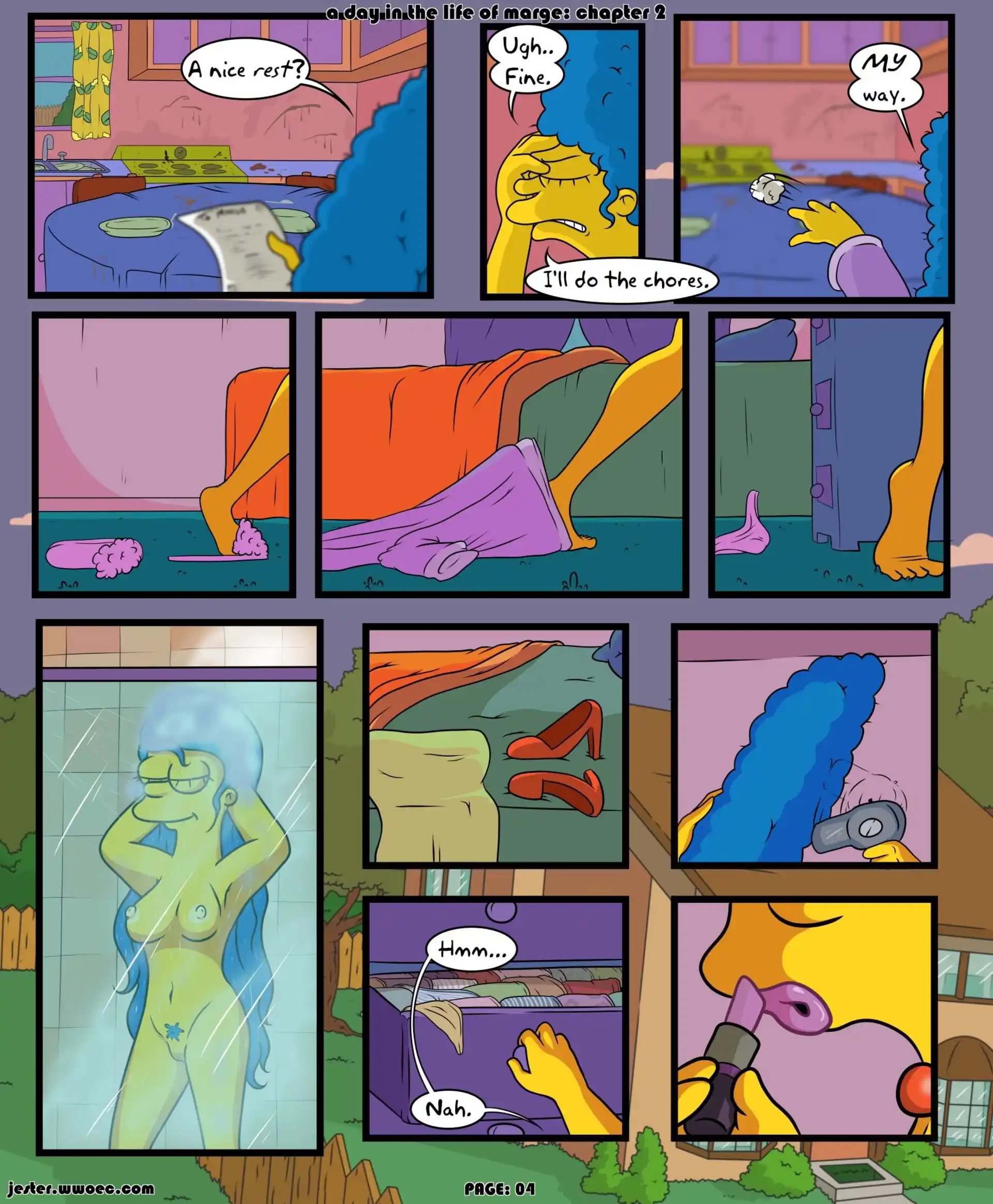 A Day in the Life of Marge A Day in the Life of Marge - Chapter 2 (The Simpsons) page 4