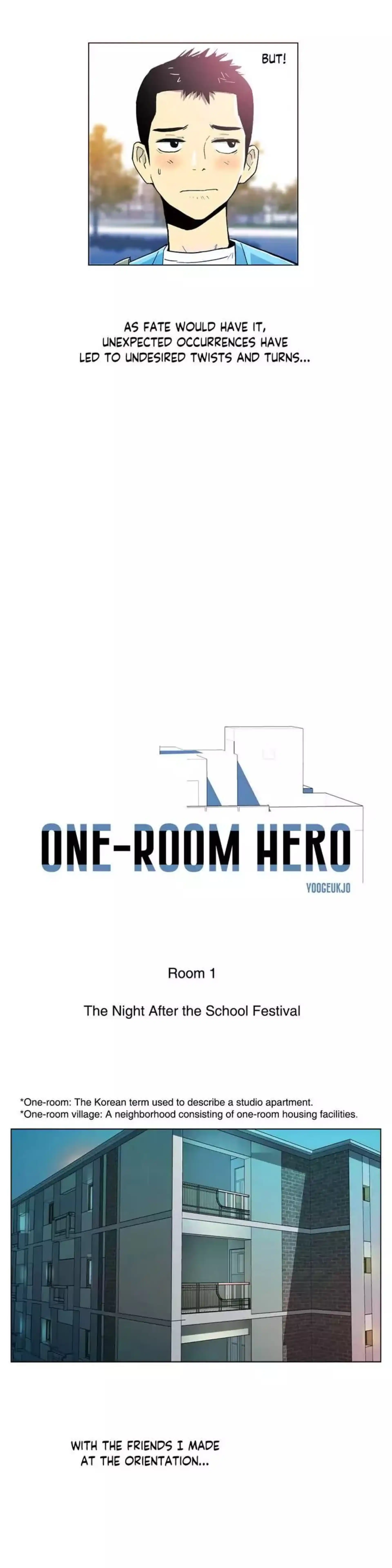 One-Room Hero Chapter 001 The Night After the School Festival page 2