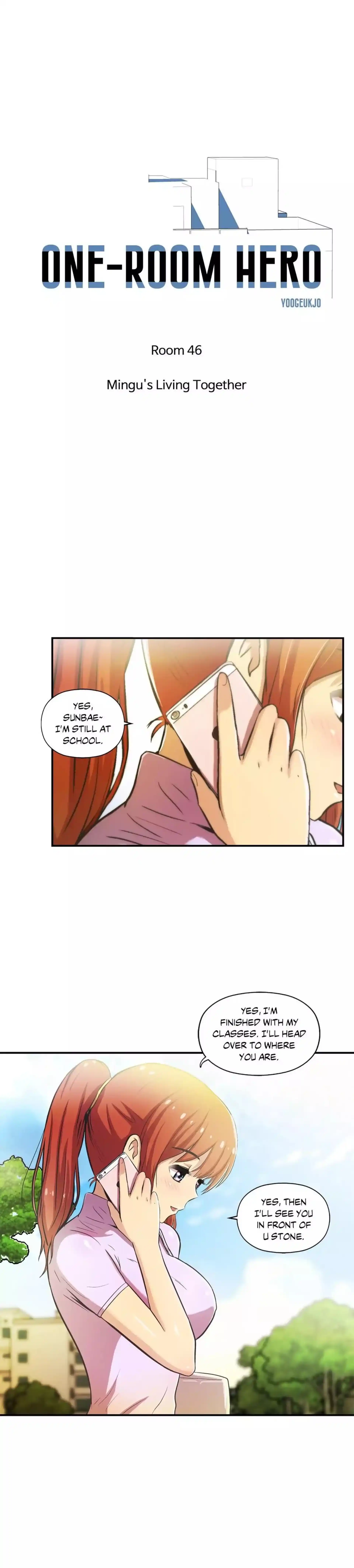 One-Room Hero Chapter 046 Mingu's Living Together page 1