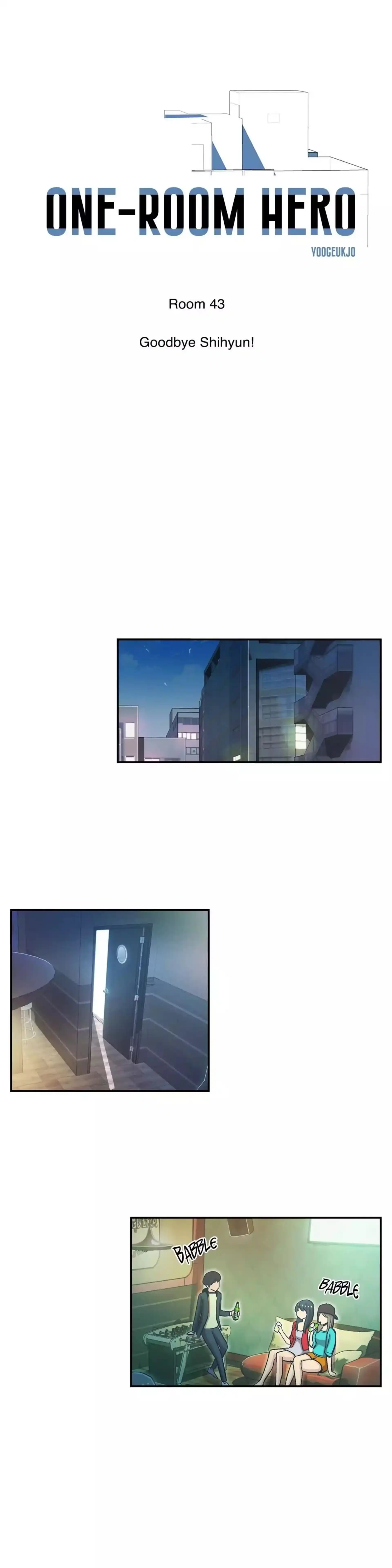 One-Room Hero Chapter 043 Goodbye Shihyun! page 1