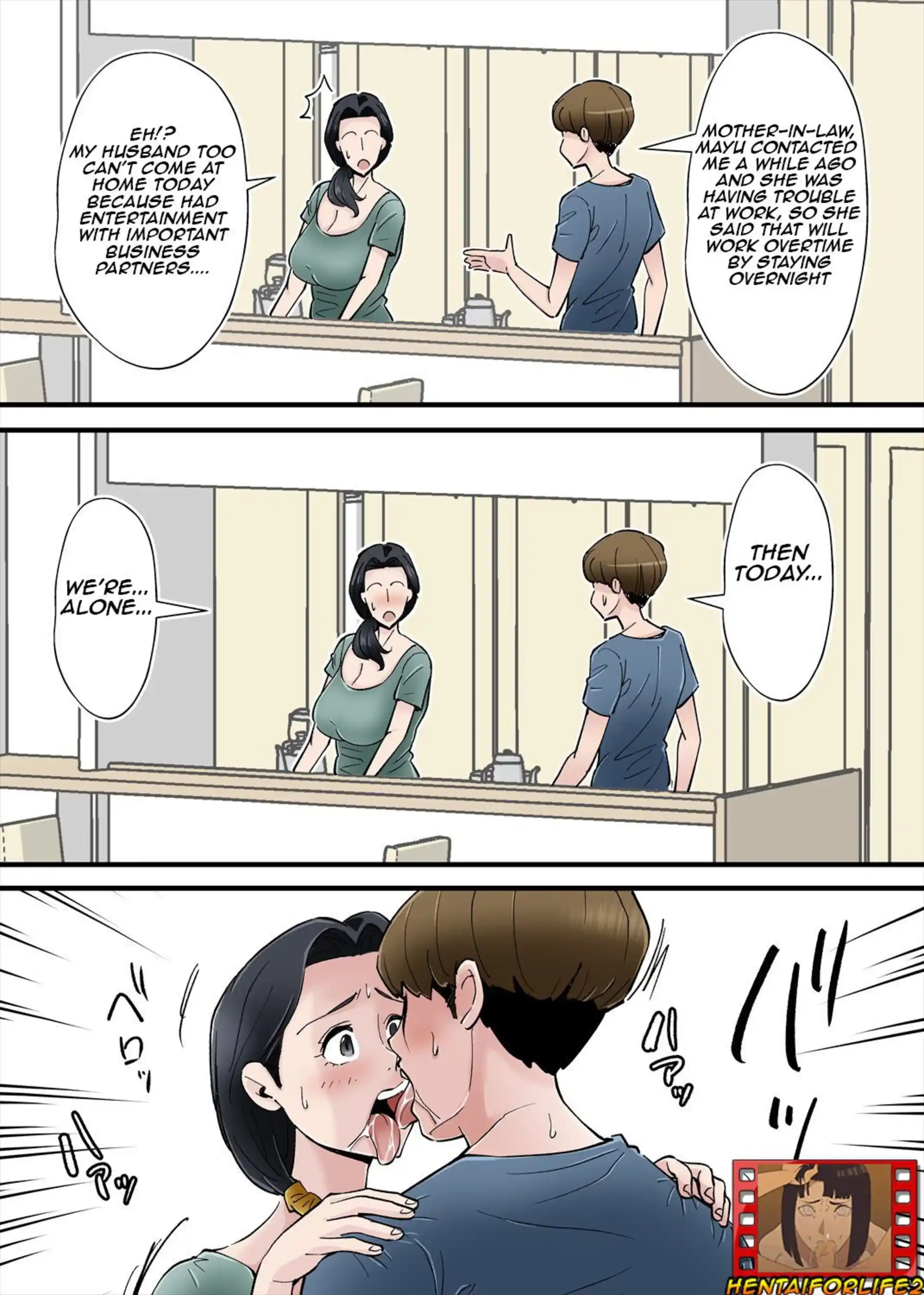 I want to cuckcold my wife with mother-in-law’s big breasts I want to cuckcold my wife with mother-in-law's big breasts - Chapter 1 page 19
