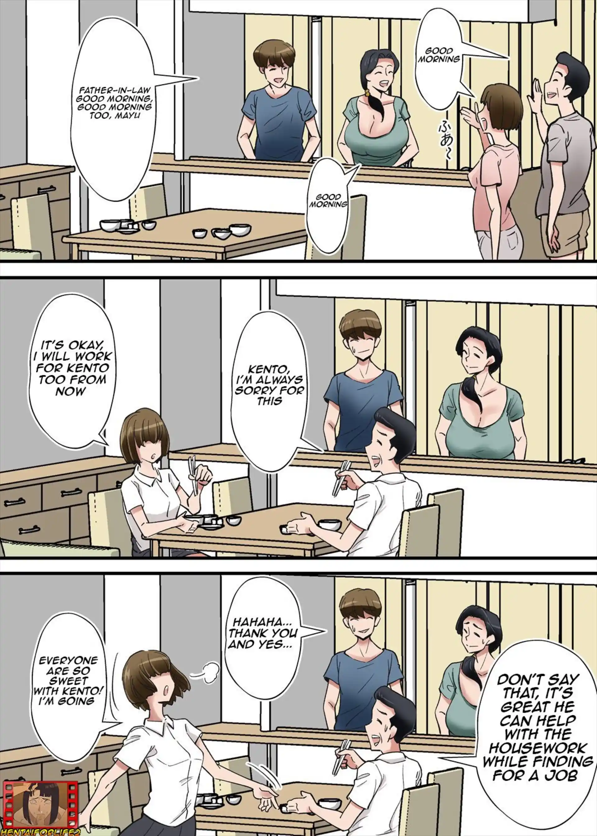 I want to cuckcold my wife with mother-in-law’s big breasts I want to cuckcold my wife with mother-in-law's big breasts - Chapter 1 page 4