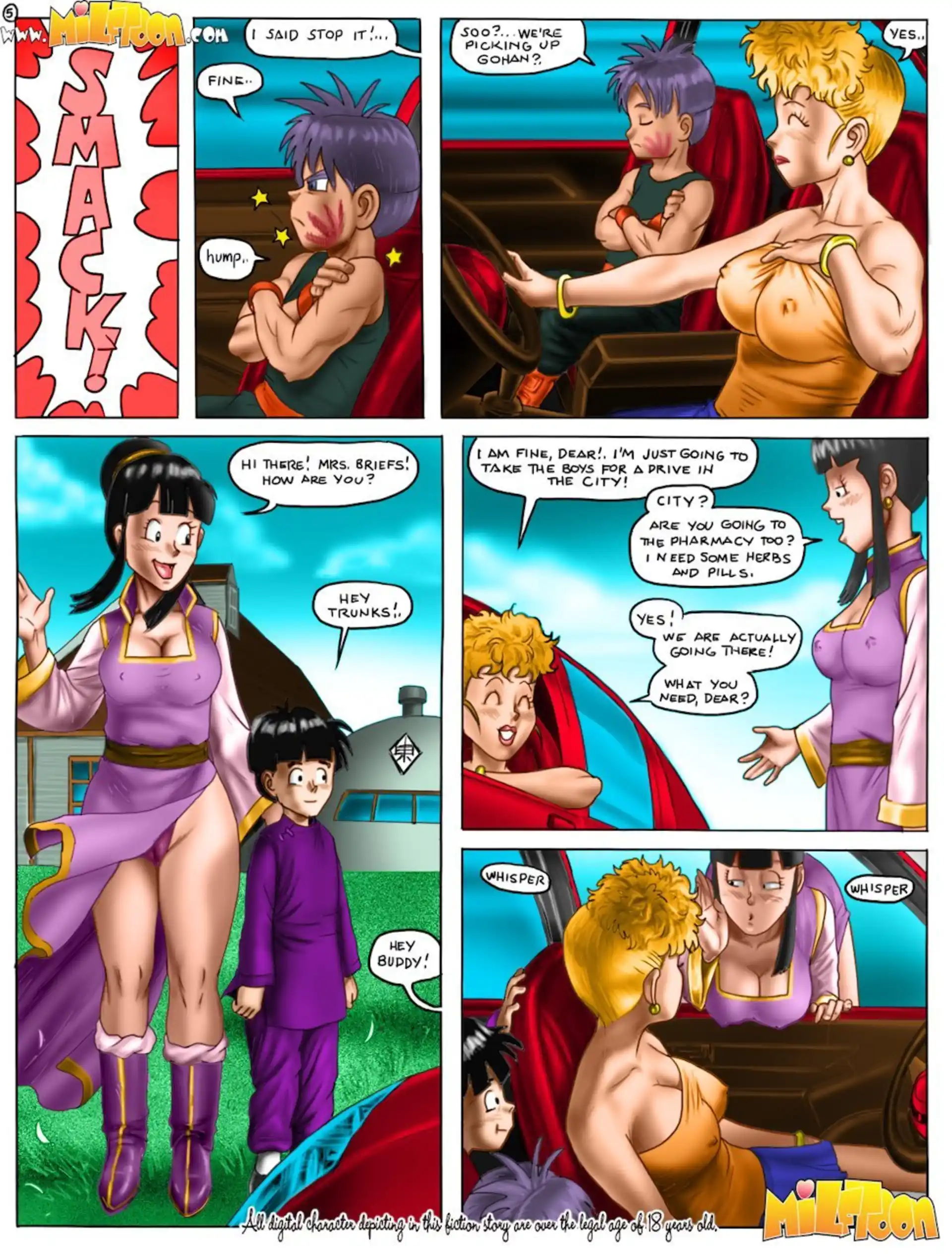 HOT DBX 5 . DBX - Chapter 2 - Incomplete Colored (Dragon Ball Z) page 5