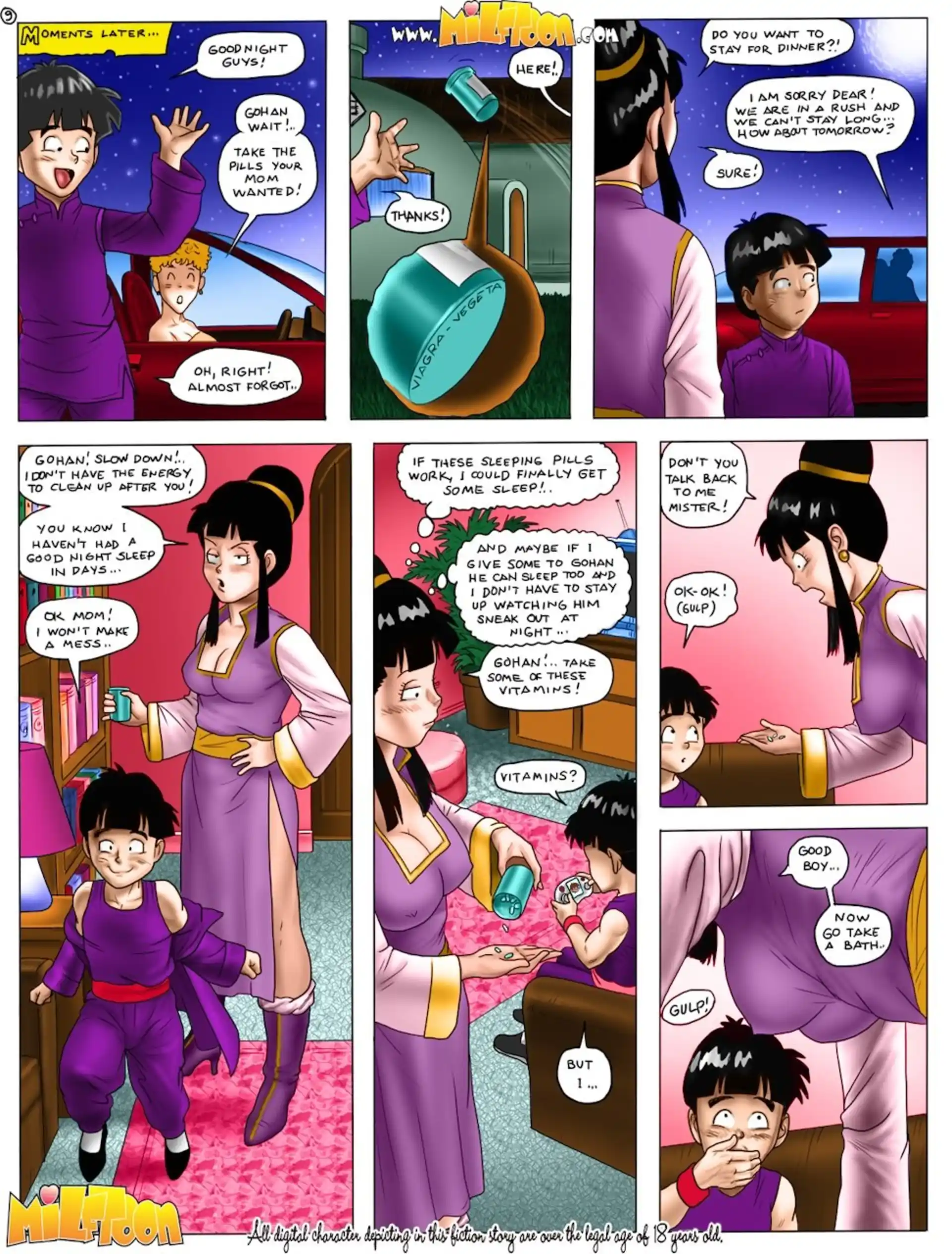 HOT DBX 5 . DBX - Chapter 2 - Incomplete Colored (Dragon Ball Z) page 8