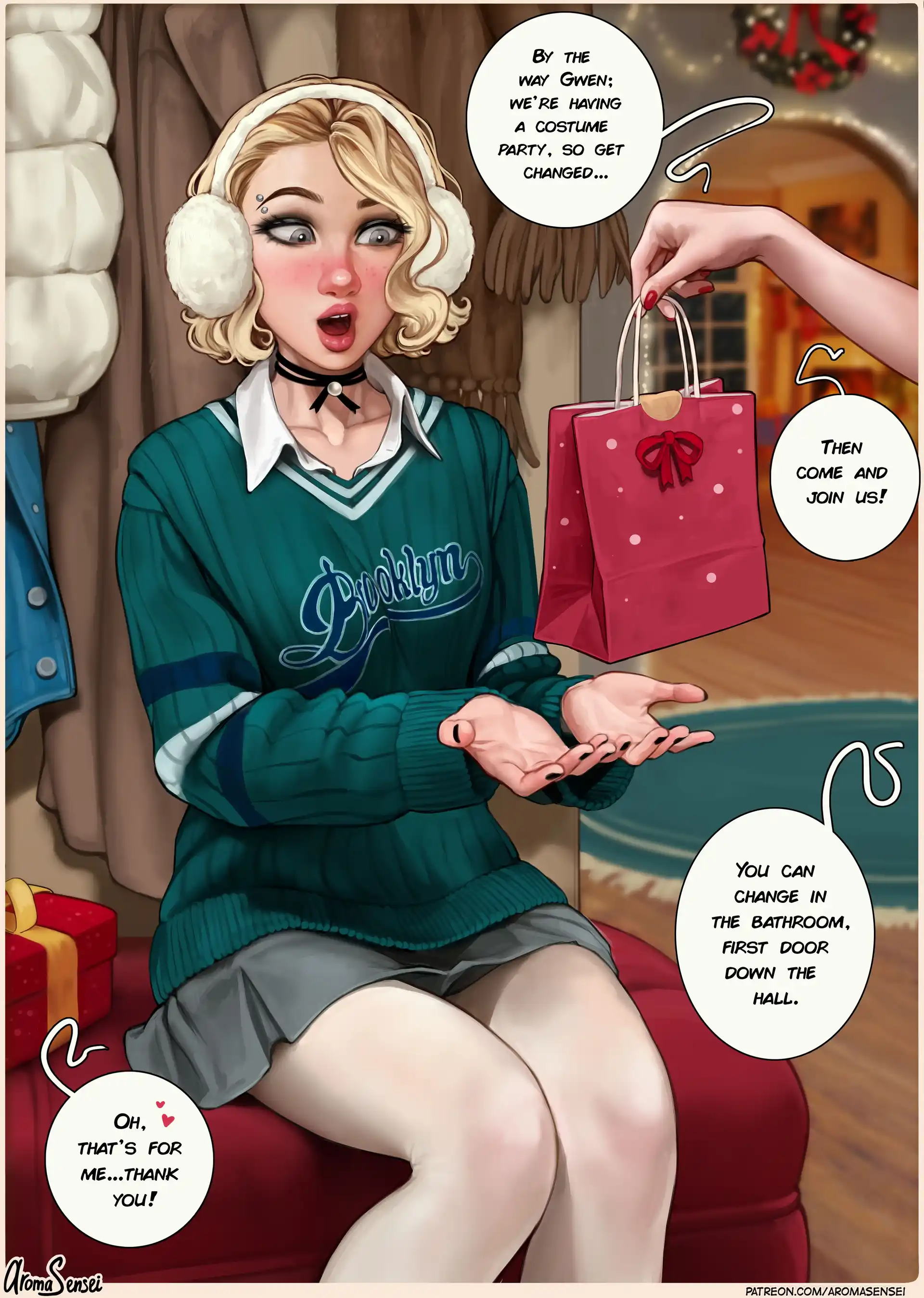 Frozen Inc Christmas Party 2022 5 . Frozen Inc Christmas Party 2022 - Shemale - Chapter 1 (Frozen) page 7