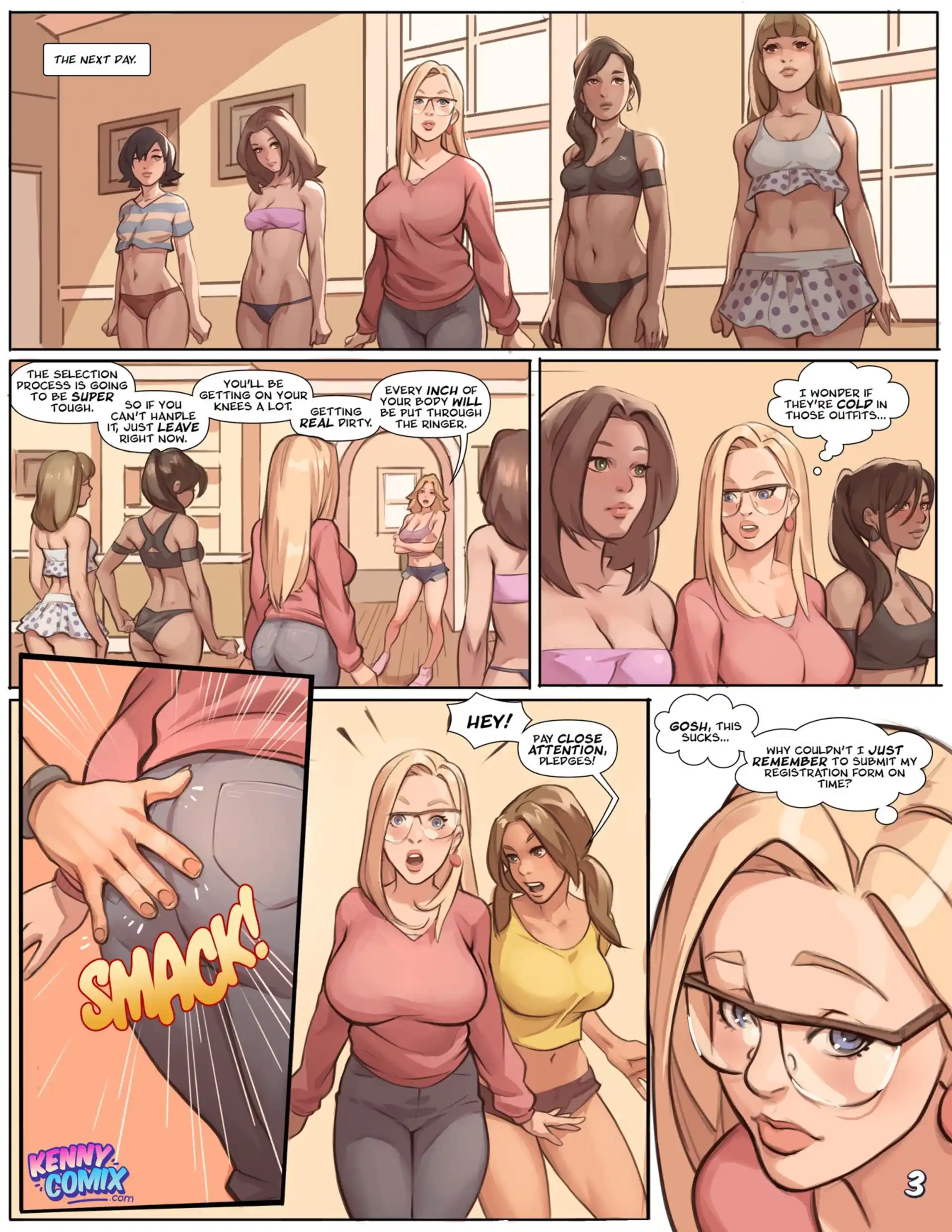 Naughty Sorority: The New Pledge Naughty Sorority: The New Pledge - Chapter 1 page 4