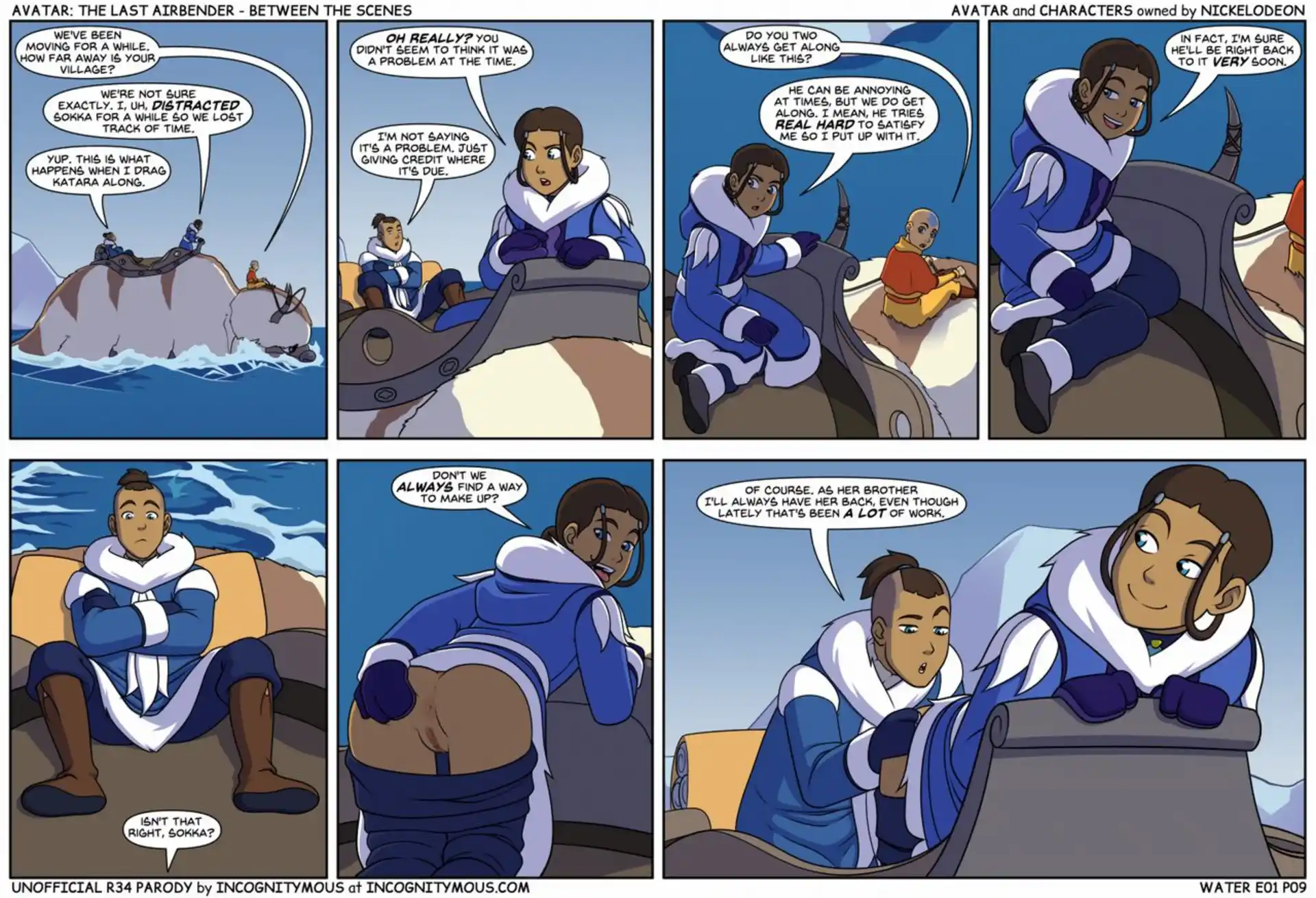 HOT Between The Scenes Between The Scenes - Chapter 1 (Avatar: The Last Airbender) page 9