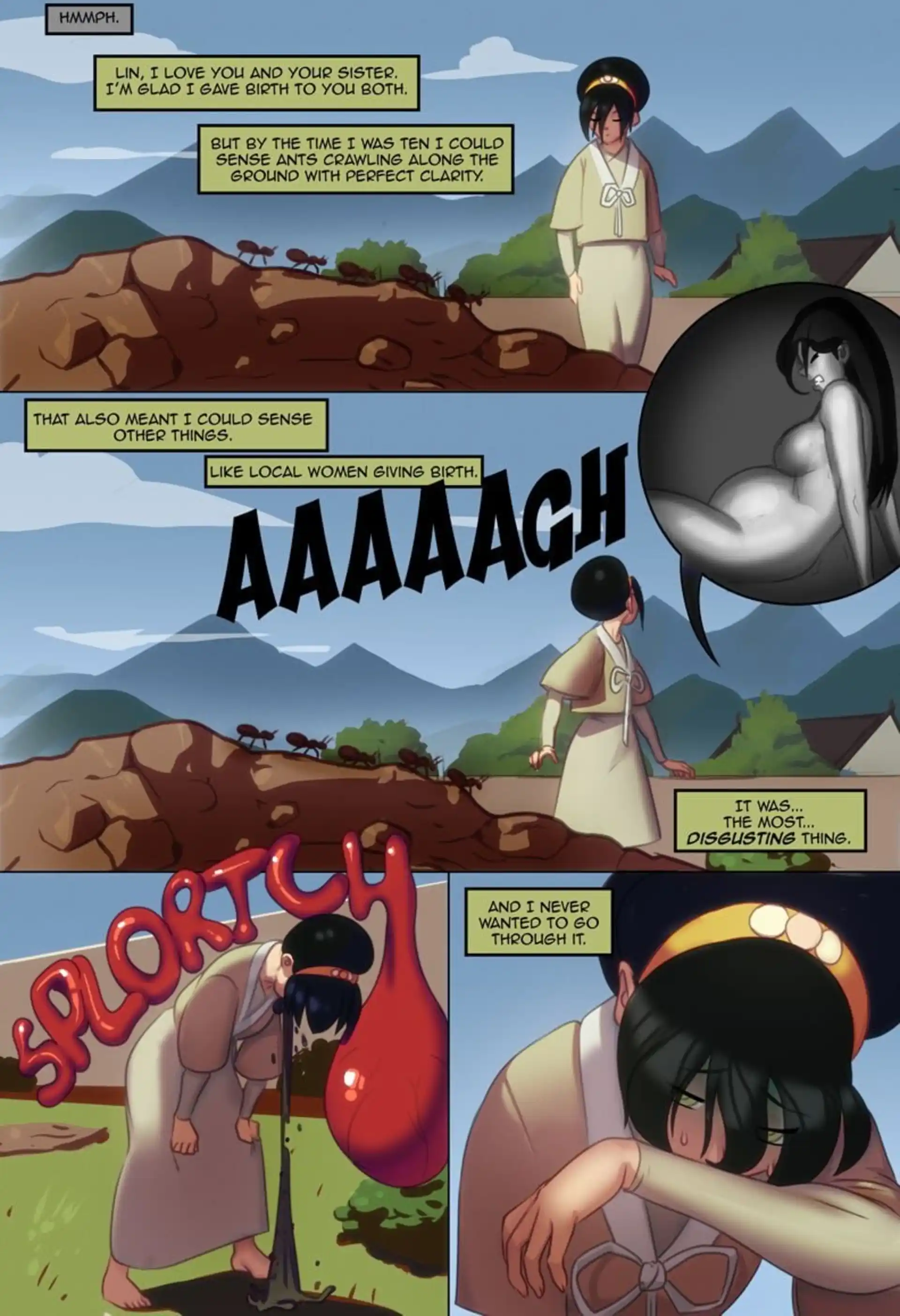 Toph Heavy 1 . Toph Heavy - Chapter 3 - Part 1 (Avatar: The Last Airbender) page 8