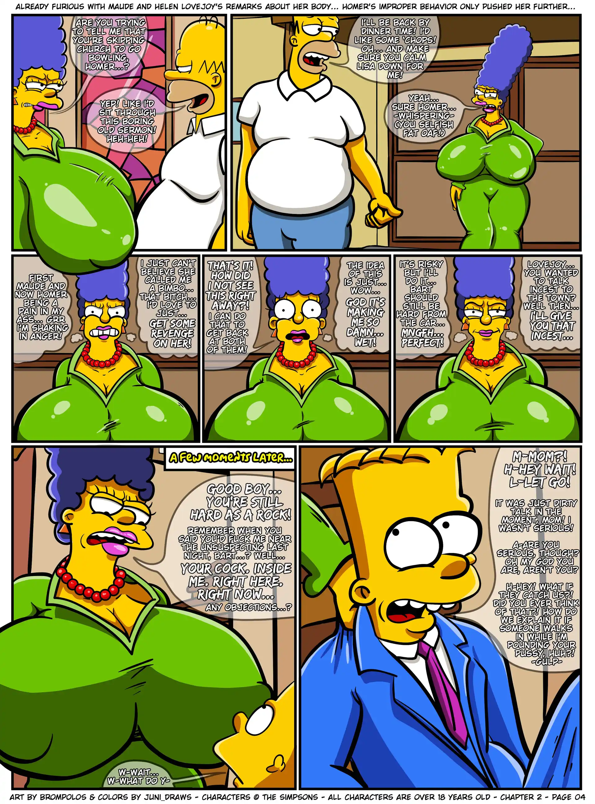 The Sexensteins The Sexensteins - Chapter 2 (The Simpsons) page 5