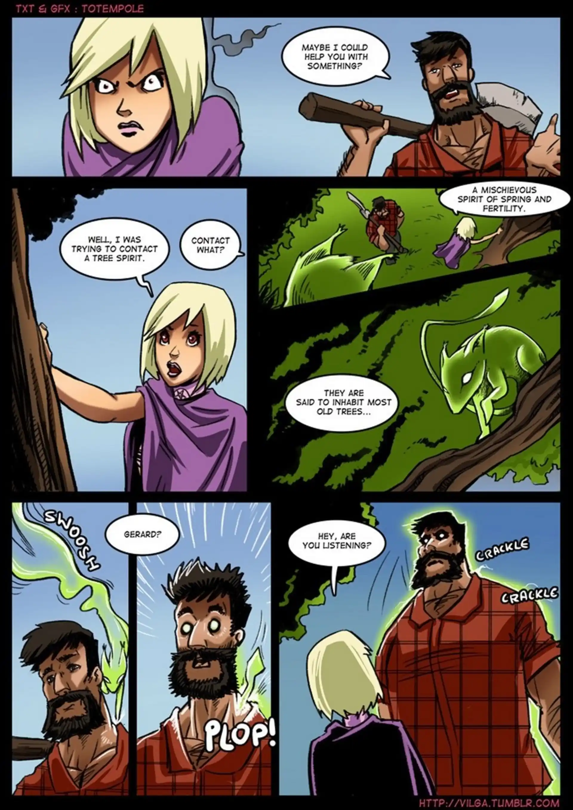 HOT The Cummoner 5 . The Cummoner - Chapter 2.5 - Side Story #2 Morning Wood Spirits page 5
