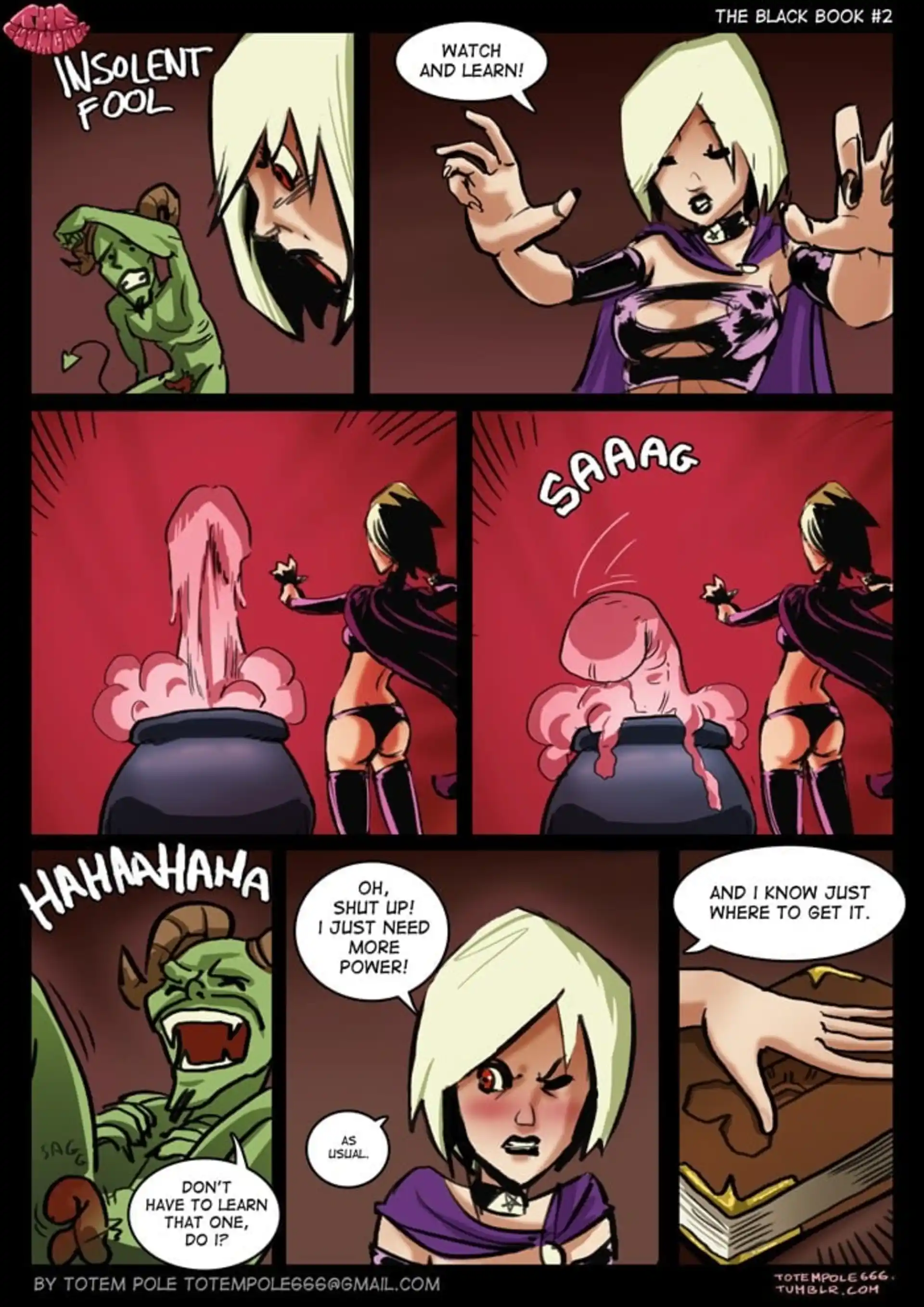 HOT The Cummoner 5 . The Cummoner - Chapter 1.5 - Side Story #1 The Black Book page 3