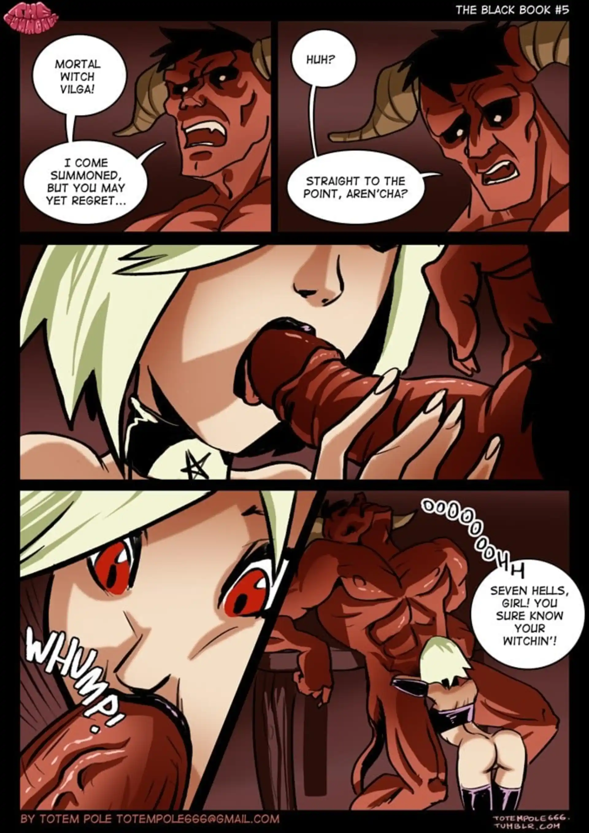 HOT The Cummoner 5 . The Cummoner - Chapter 1.5 - Side Story #1 The Black Book page 6