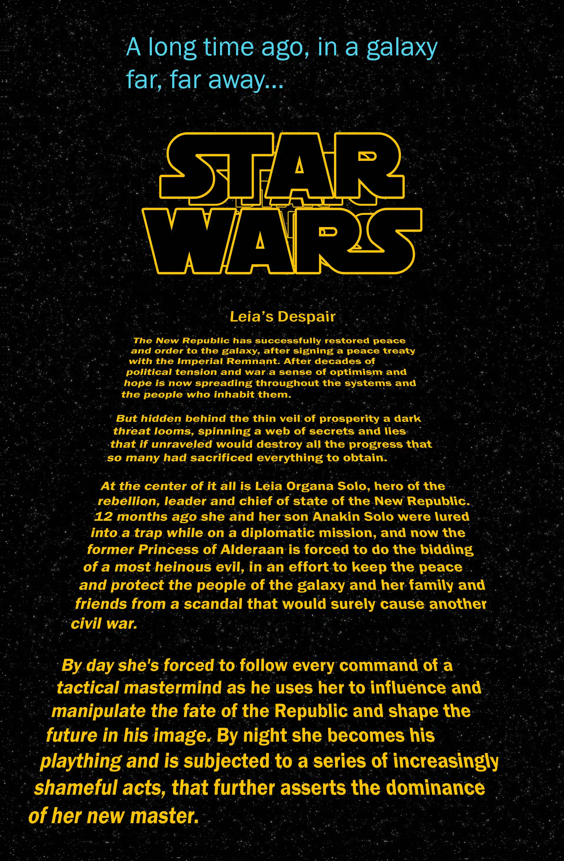 Leia’s Despair Leia's Despair - Chapter 1 (Star Wars) page 5