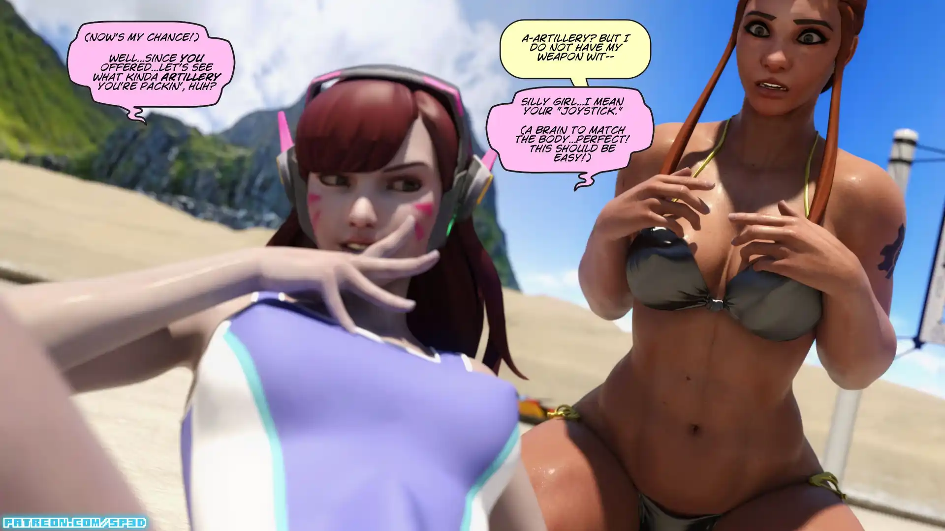 Little Beach Little Beach - Chapter 1 (Overwatch) page 4