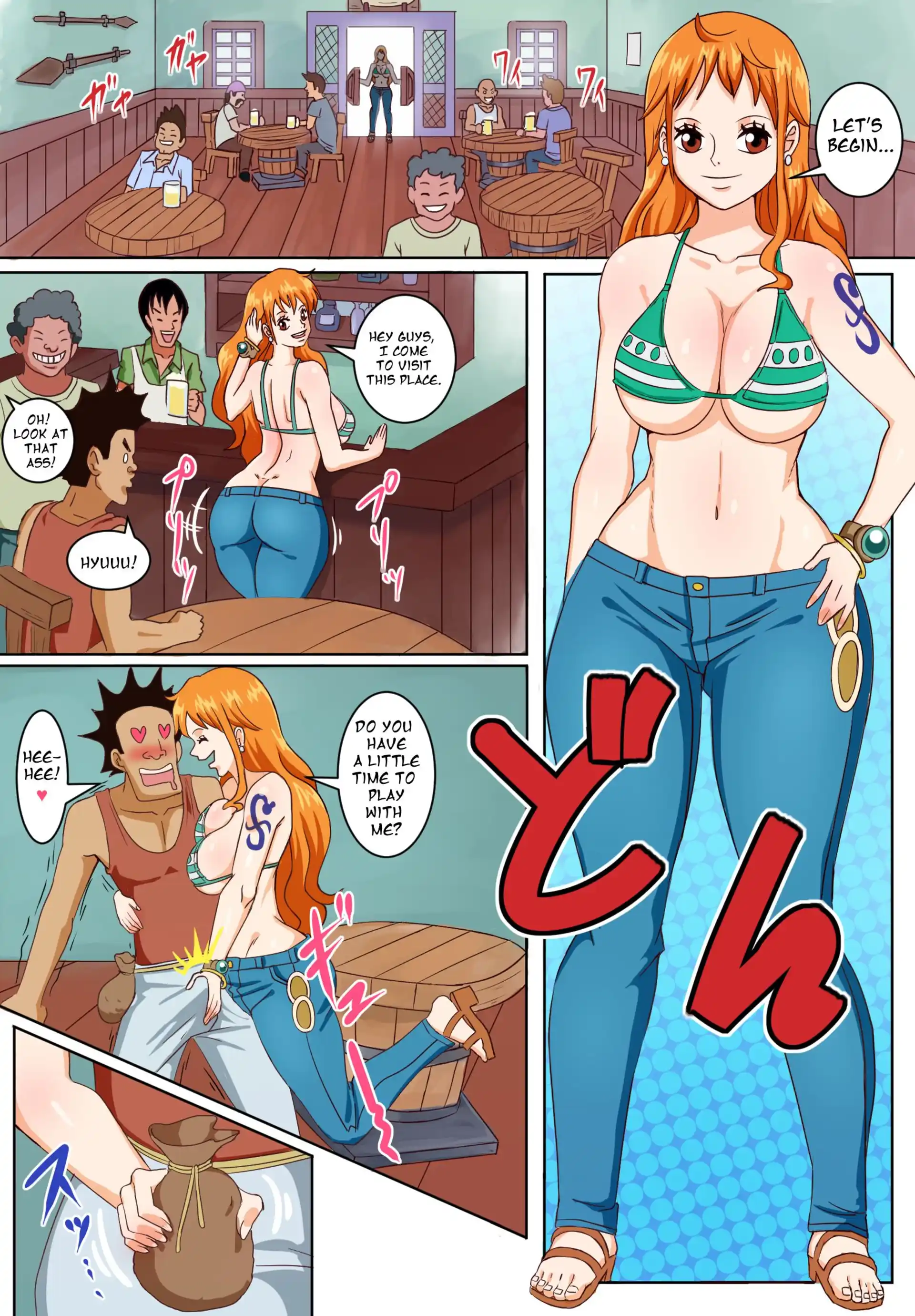 Pirate Girls At The Bar Pirate Girls At The Bar - Chapter 1 (One Piece) page 3
