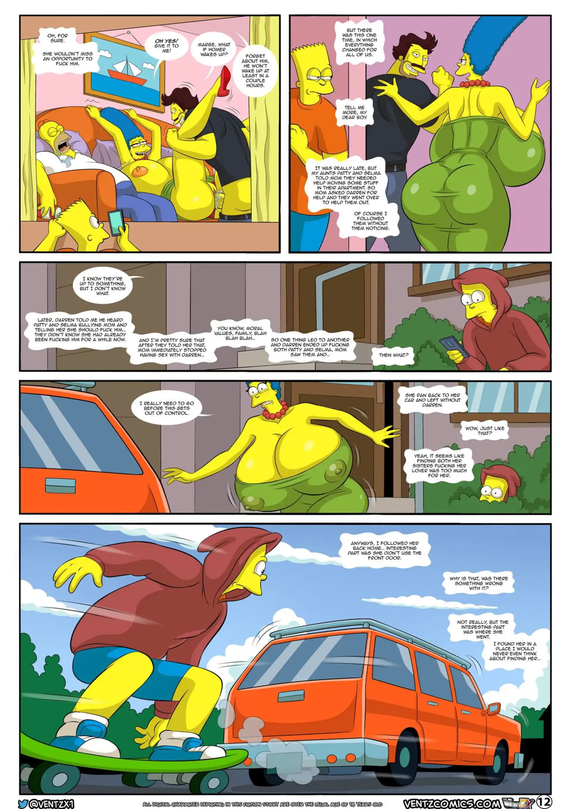Darren’s Adventure Darren's Adventure - Chapter 13 (The Simpsons) page 12