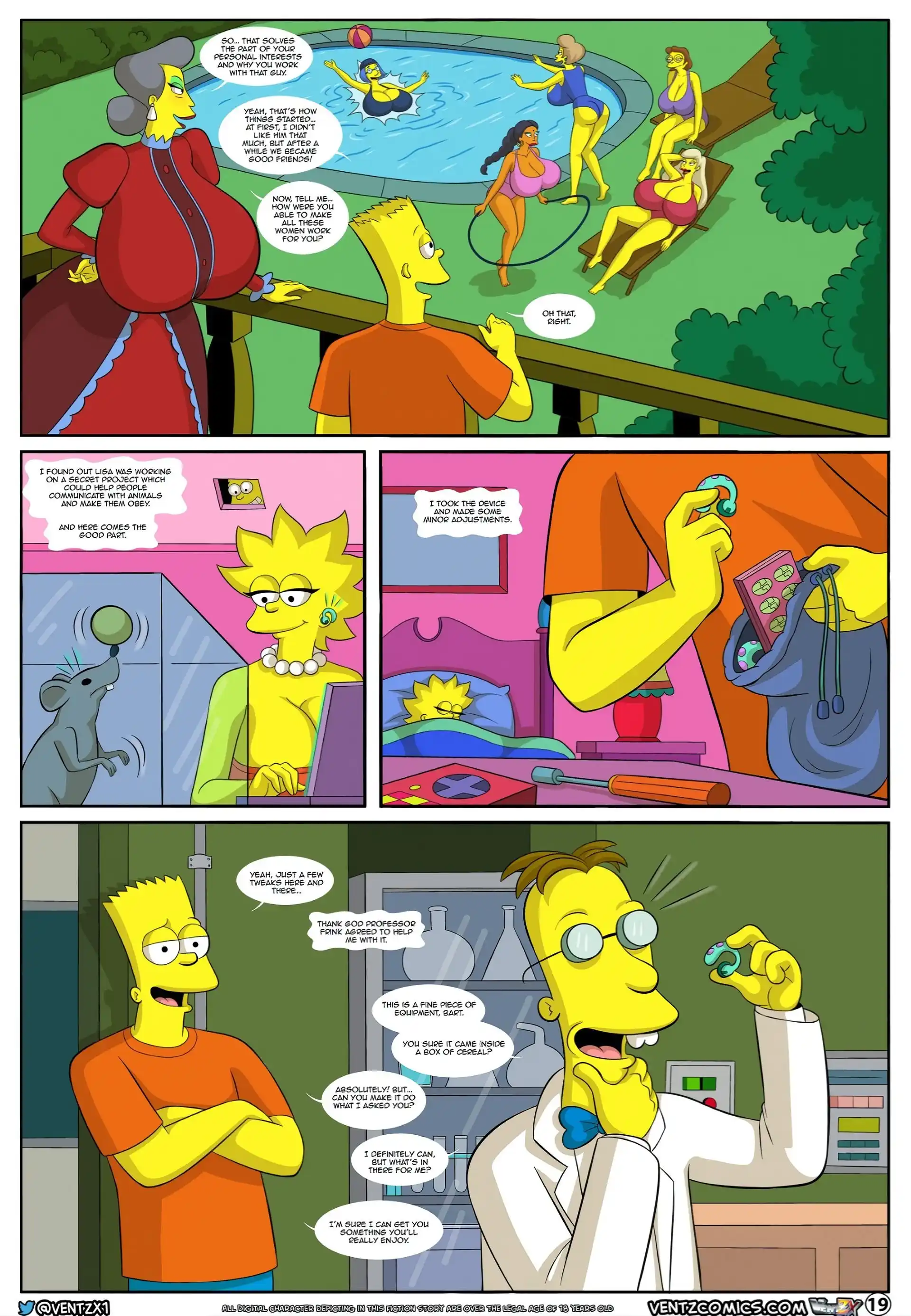 Darren’s Adventure Darren's Adventure - Chapter 13 (The Simpsons) page 19