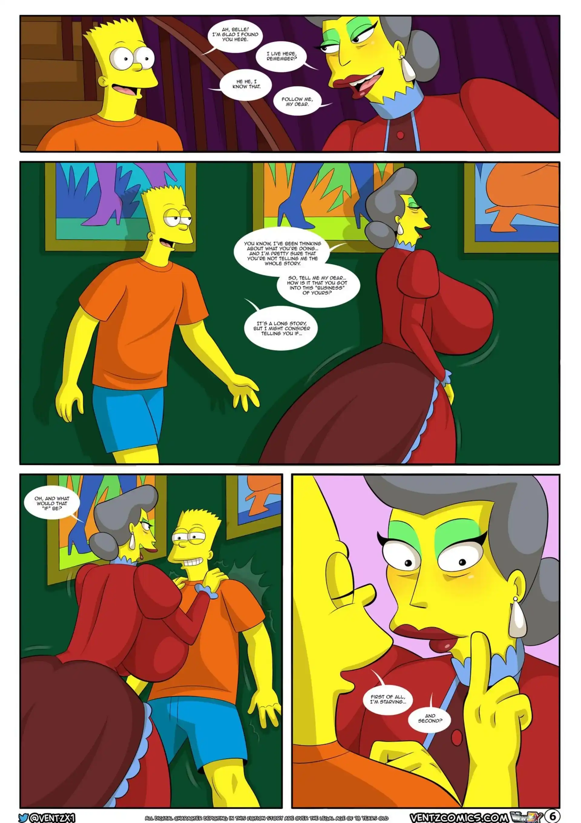 Darren’s Adventure Darren's Adventure - Chapter 13 (The Simpsons) page 6