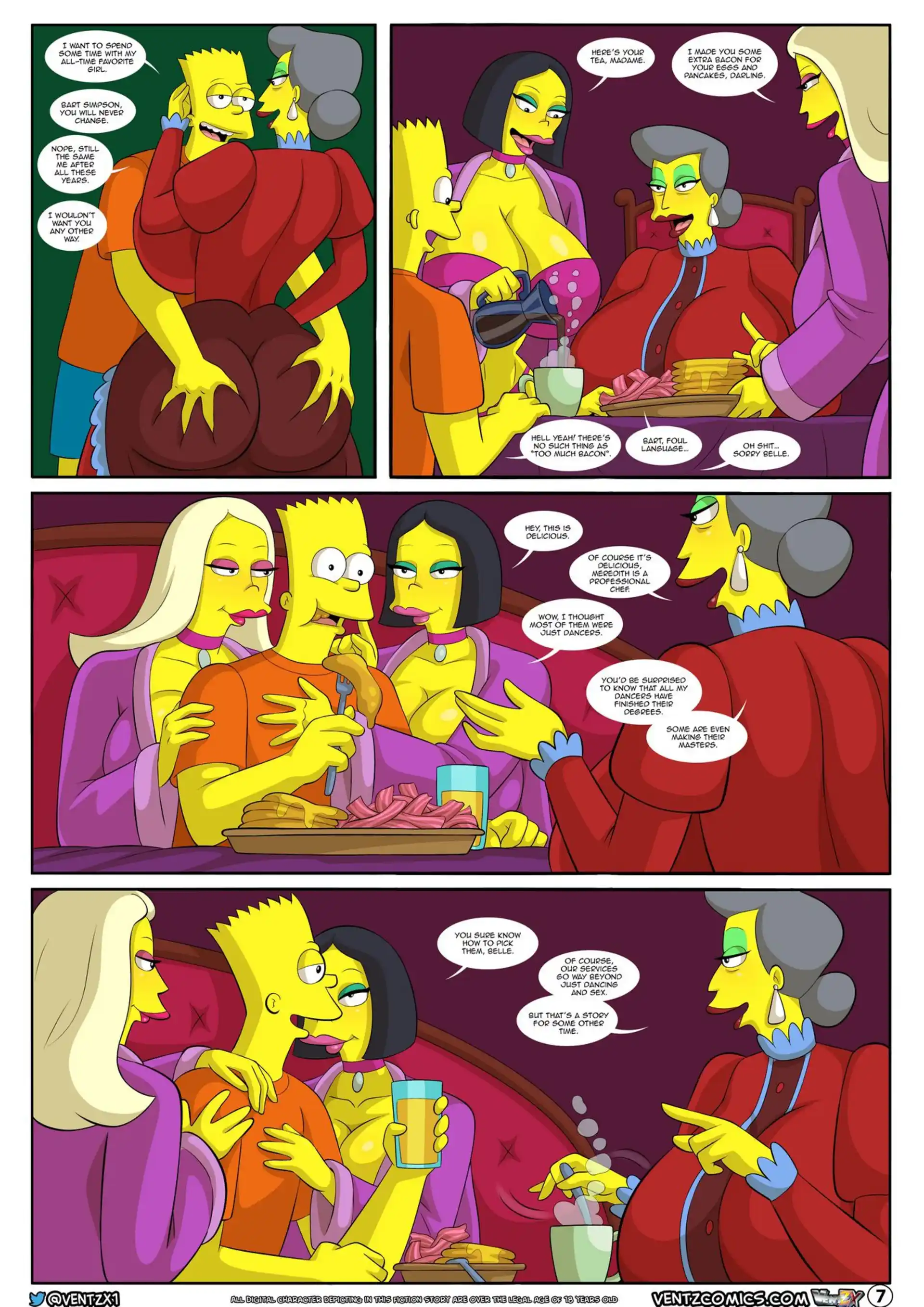 Darren’s Adventure Darren's Adventure - Chapter 13 (The Simpsons) page 7