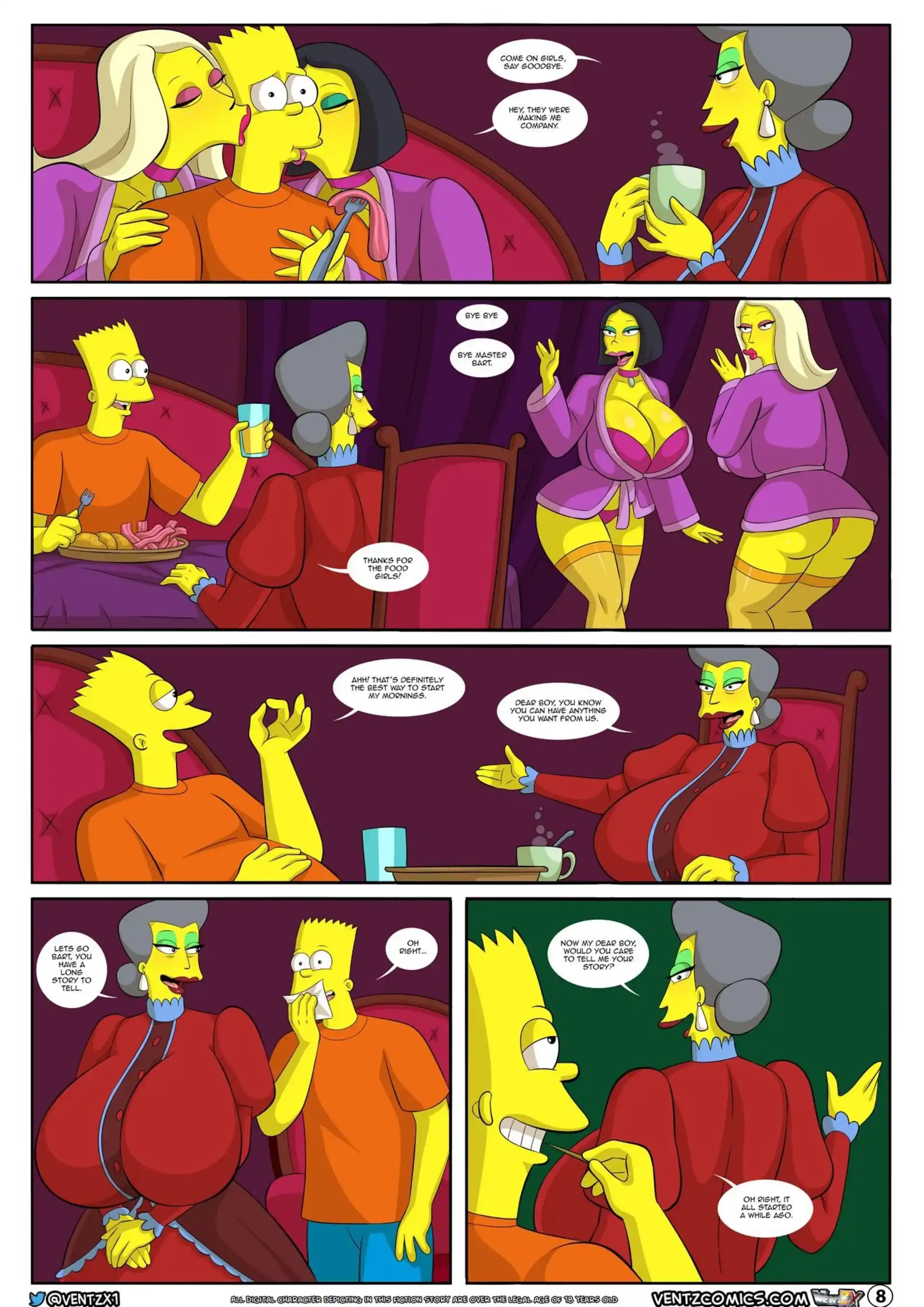 Darren’s Adventure Darren's Adventure - Chapter 13 (The Simpsons) page 8
