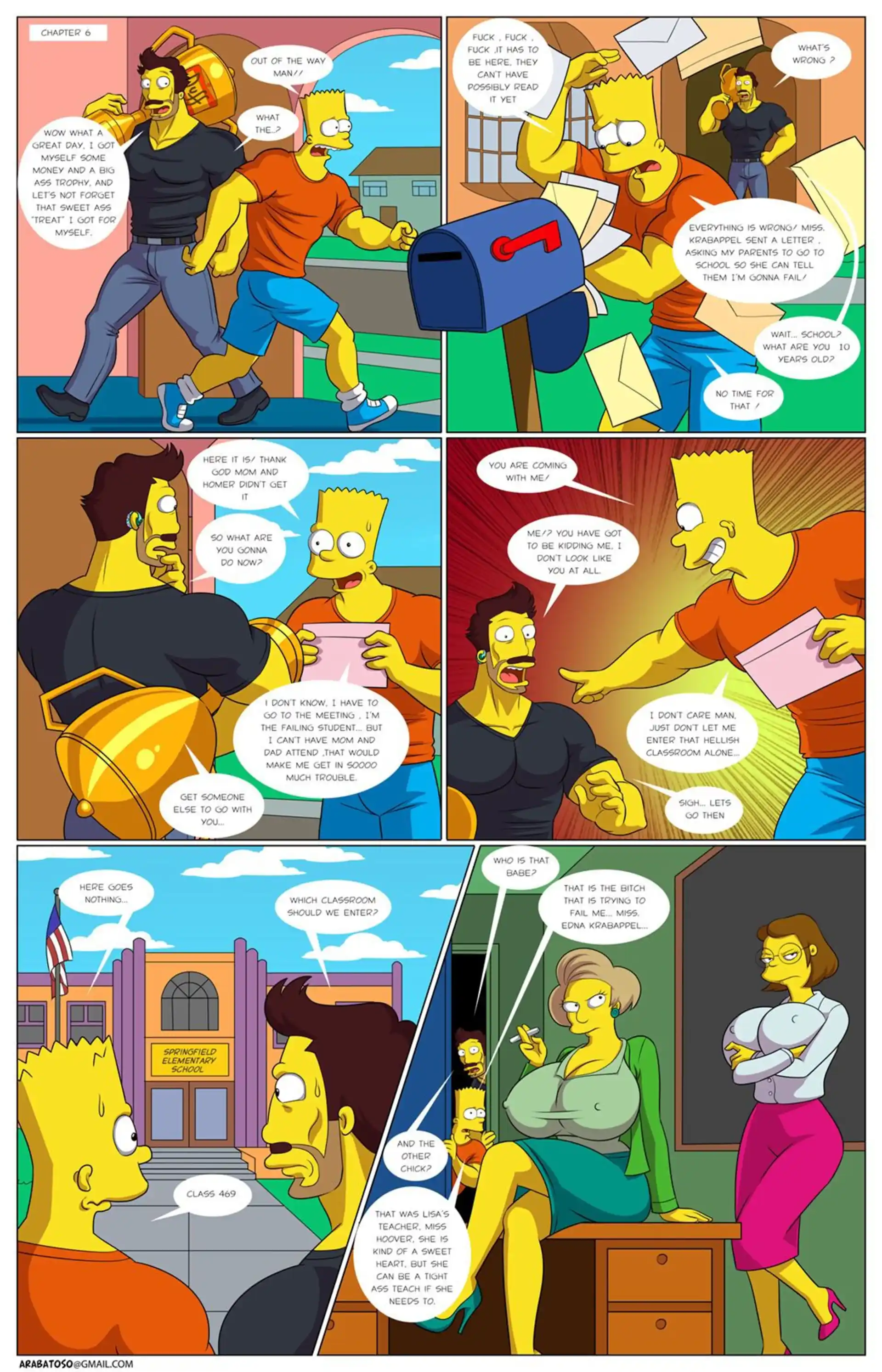 Darren’s Adventure Darren's Adventure - Chapter 6 (The Simpsons) page 1