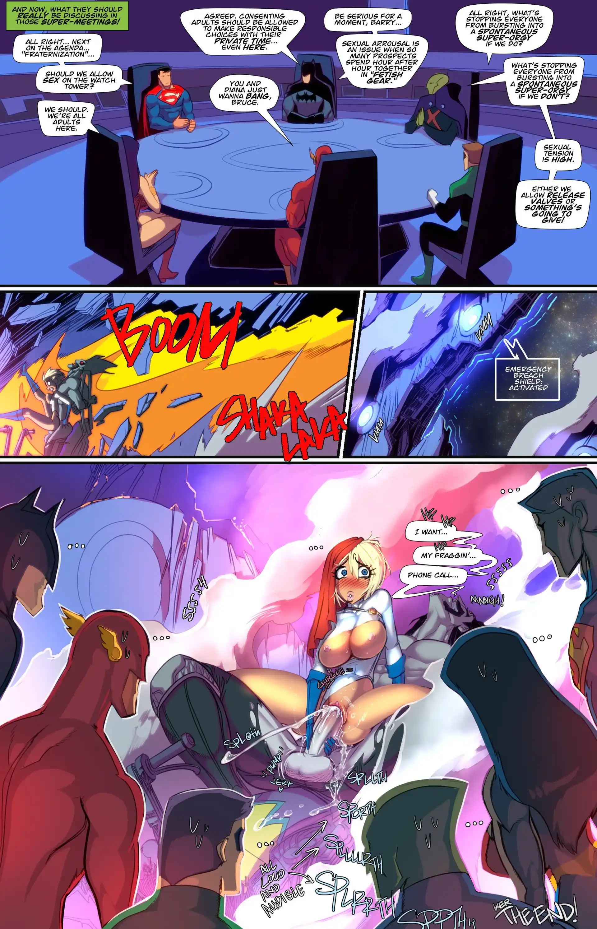 PowerGirl XXX Lobo PowerGirl XXX Lobo - Chapter 1 (Power Girl) page 7