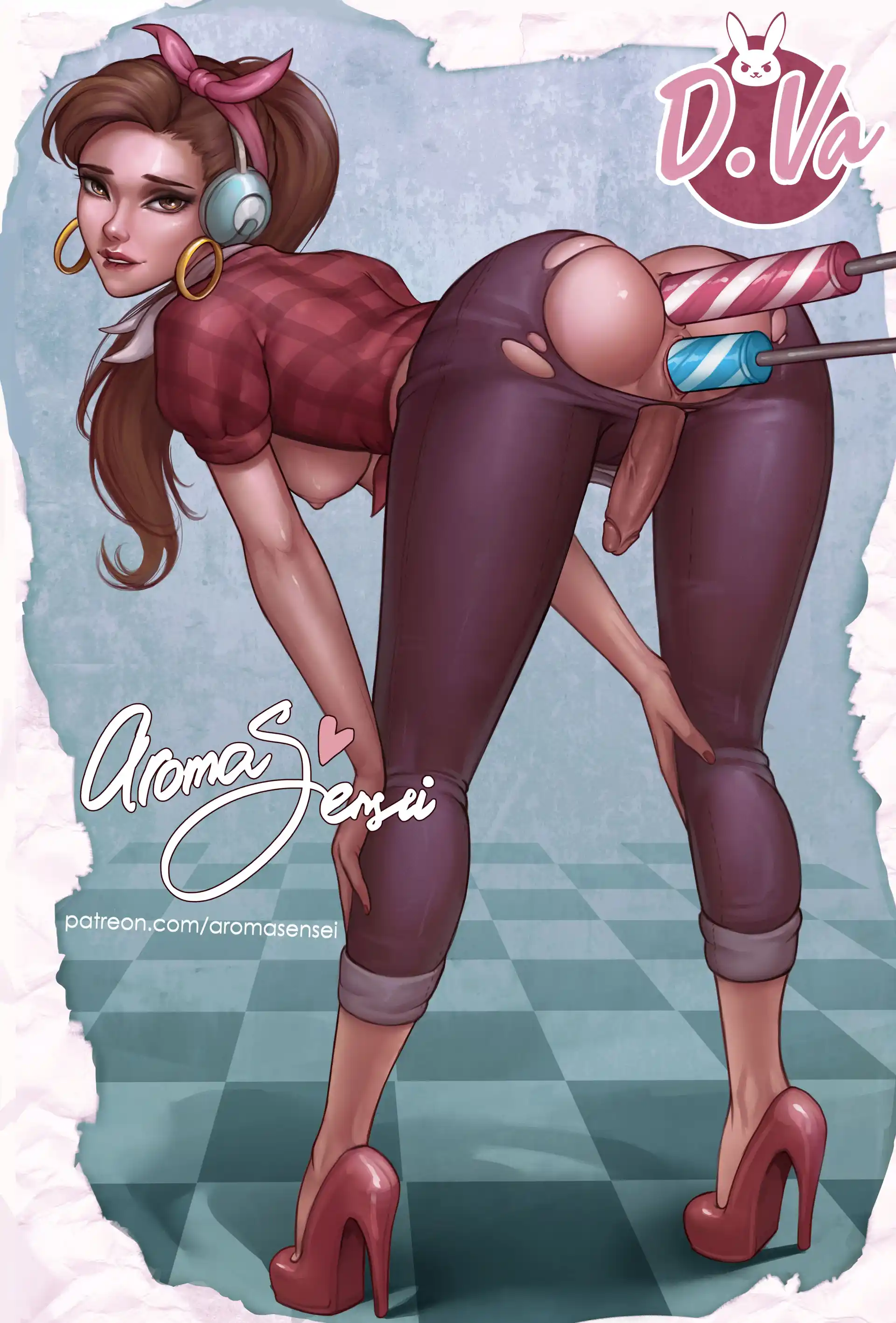 Patreon Collection Pack 08 - DVA pin-up - futa - [Aroma Sensei] page 4