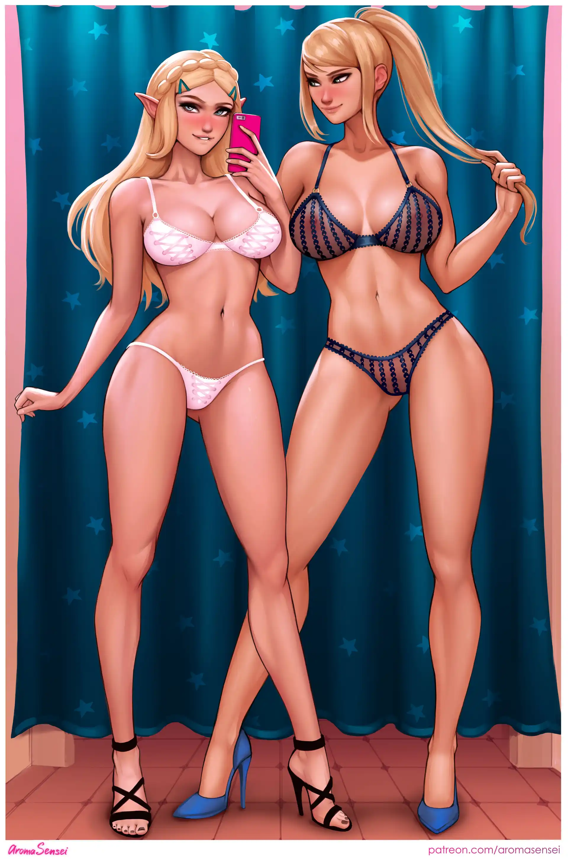 Patreon Collection Pack 18 - Zelda x Samus - [Aroma Sensei] page 4