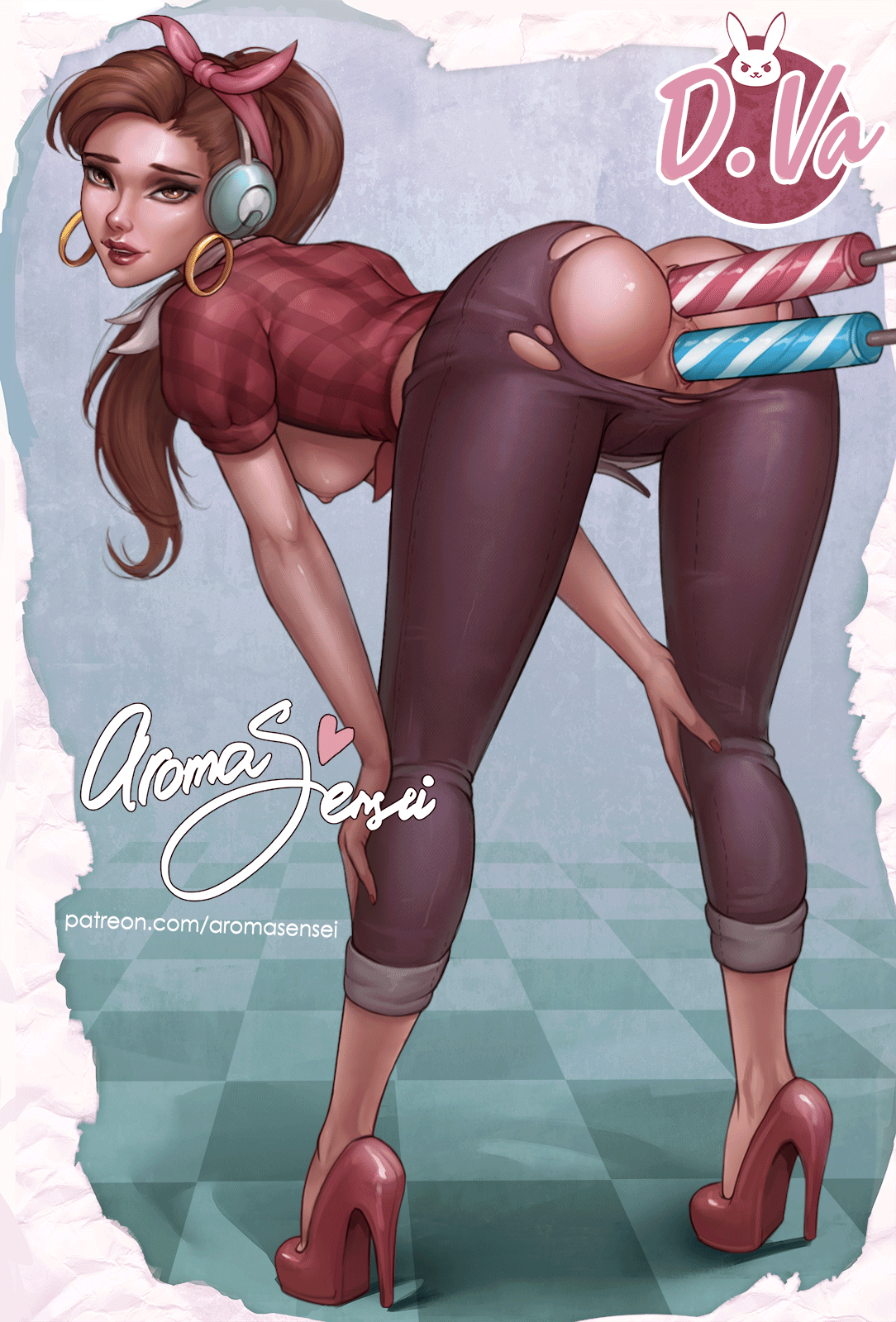 Patreon Collection Pack 08 - DVA pin-up - Animations - [Aroma Sensei] page 2