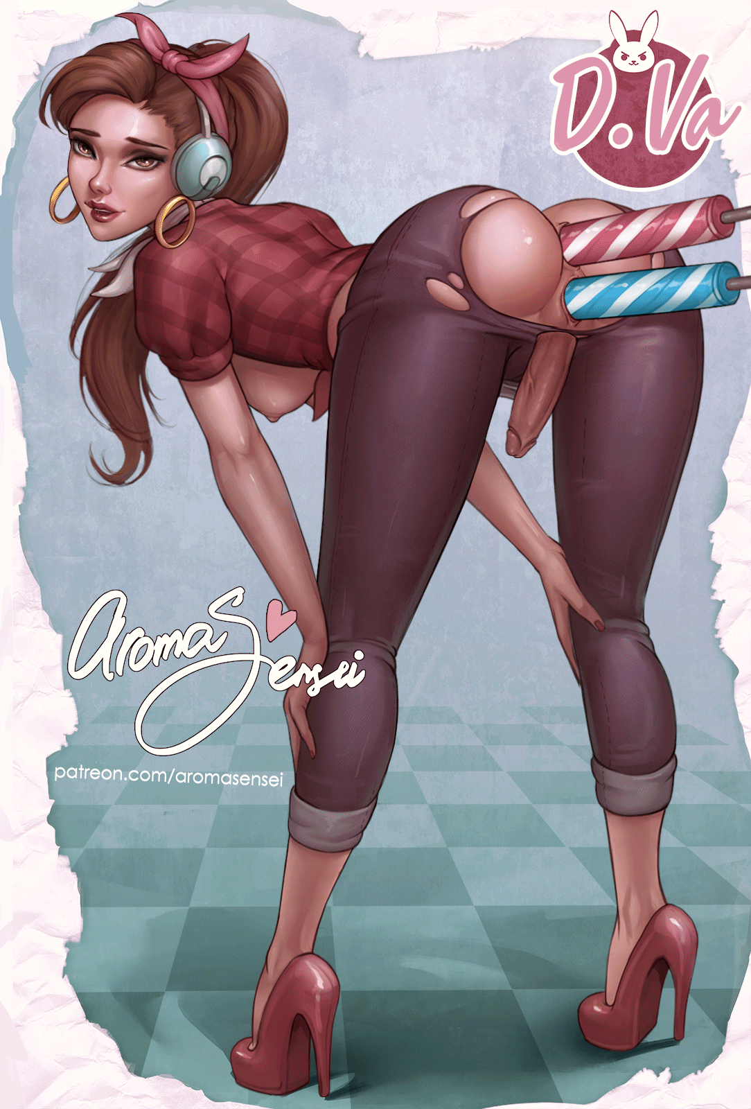 Patreon Collection Pack 08 - DVA pin-up - Animations - [Aroma Sensei] page 4