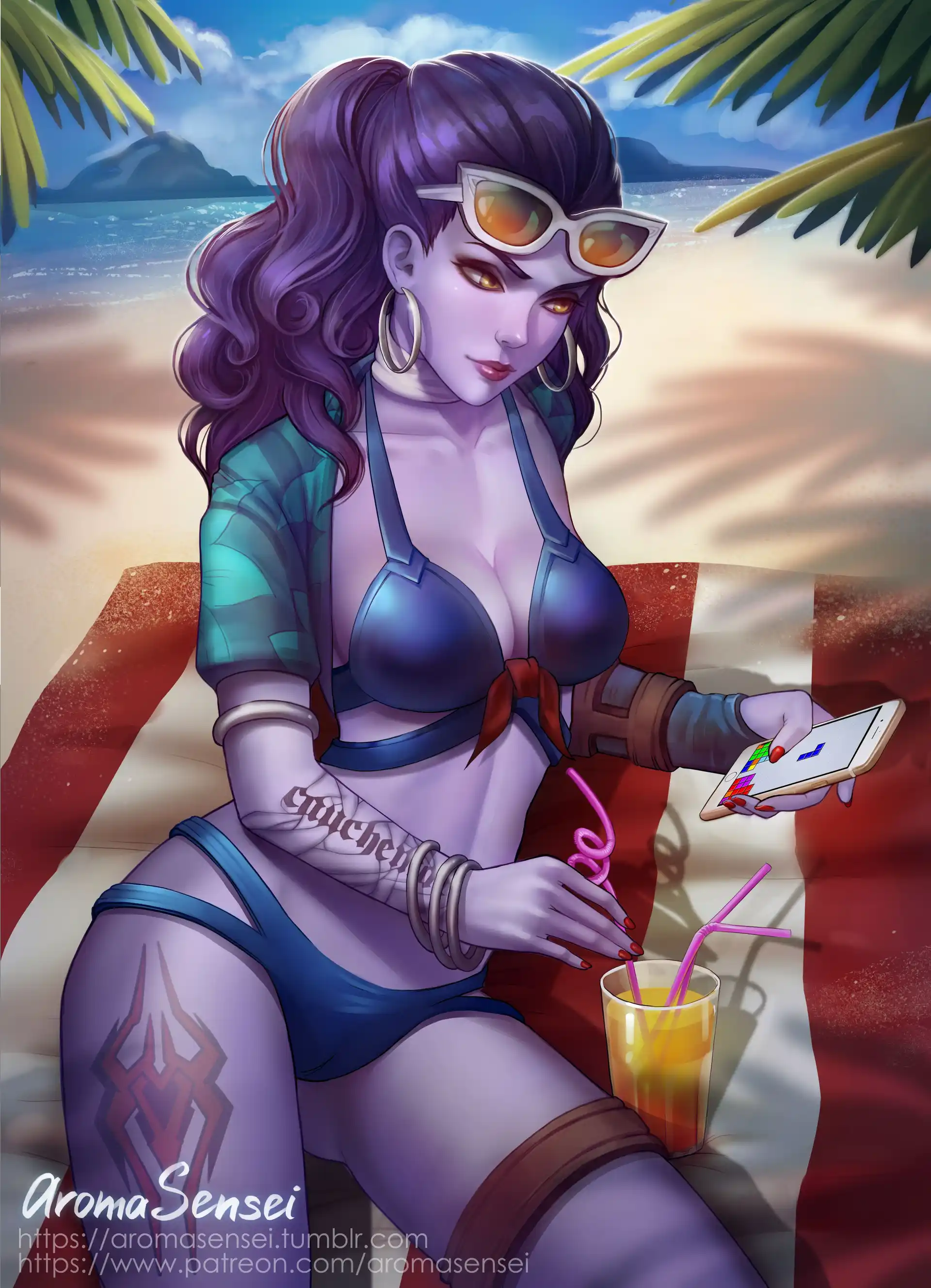 Patreon Collection Pack 01 - Widowmaker - [Aroma Sensei] page 3