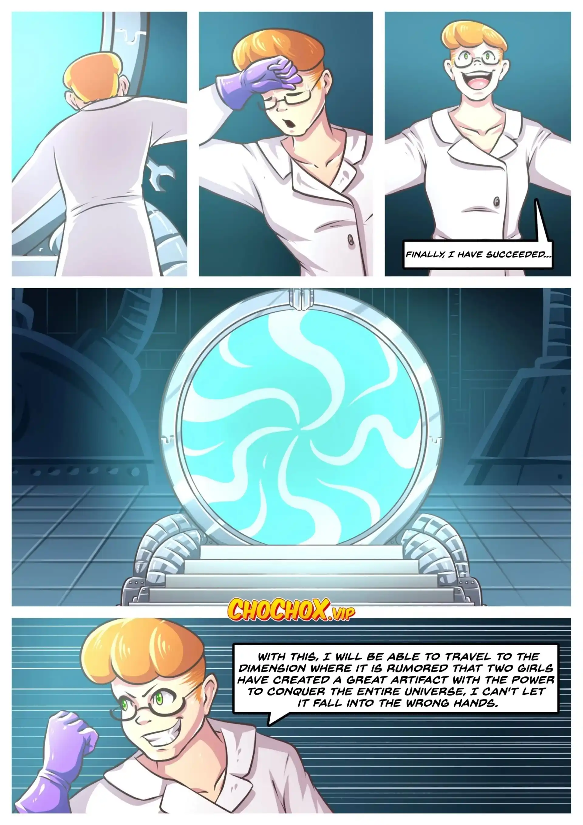 Between Dimensions 5 . Between Dimensions - ENGLISH - Chapter 1 (Dexter’s Laboratory) page 2