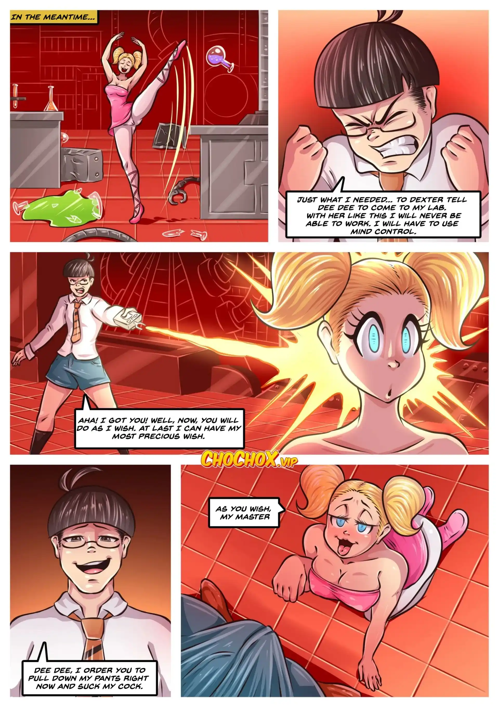 Between Dimensions 5 . Between Dimensions - ENGLISH - Chapter 1 (Dexter’s Laboratory) page 3