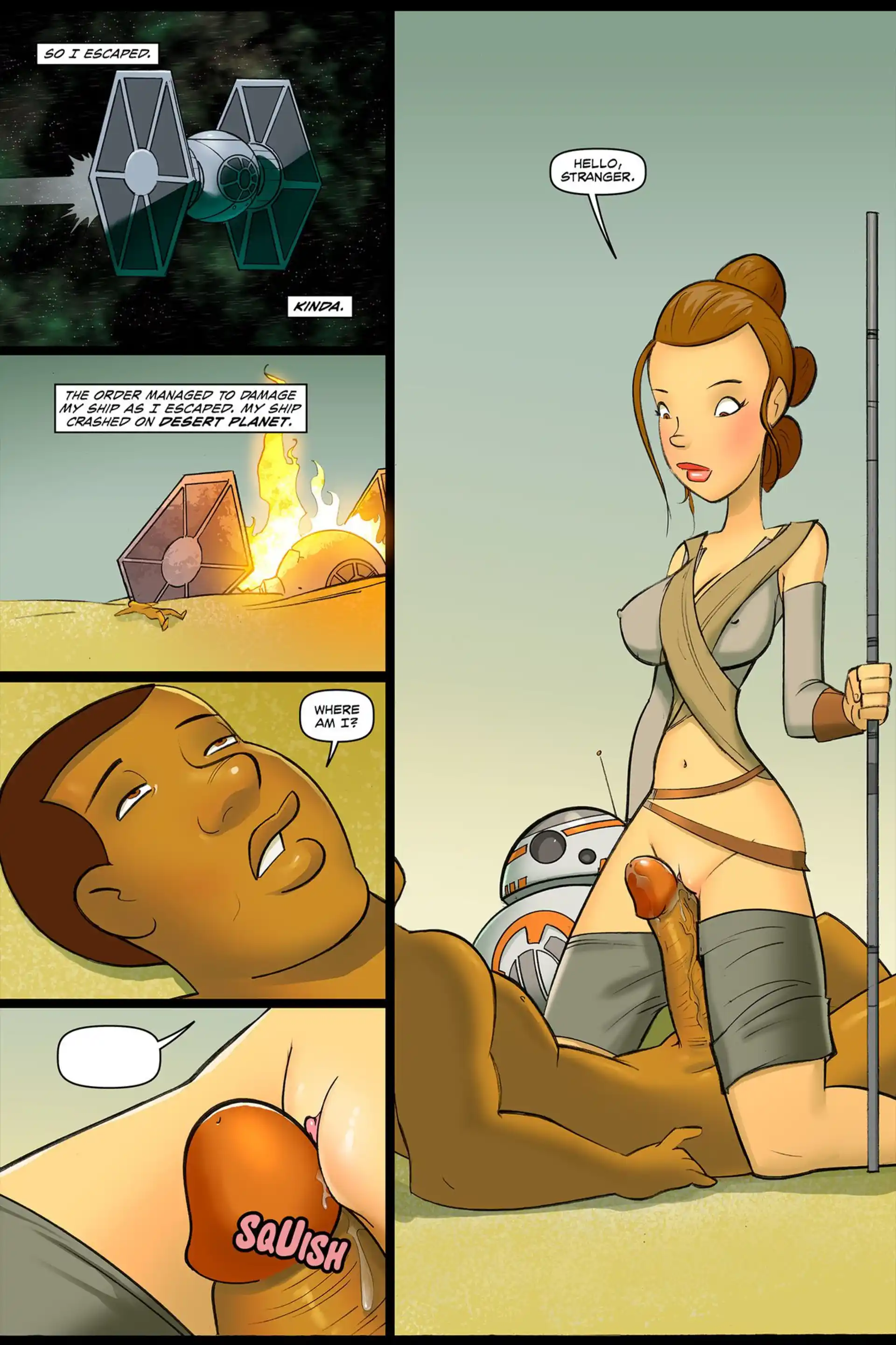 HOT The Cock Awakens The Cock Awakens - Chapter 1 (Star Wars) page 17