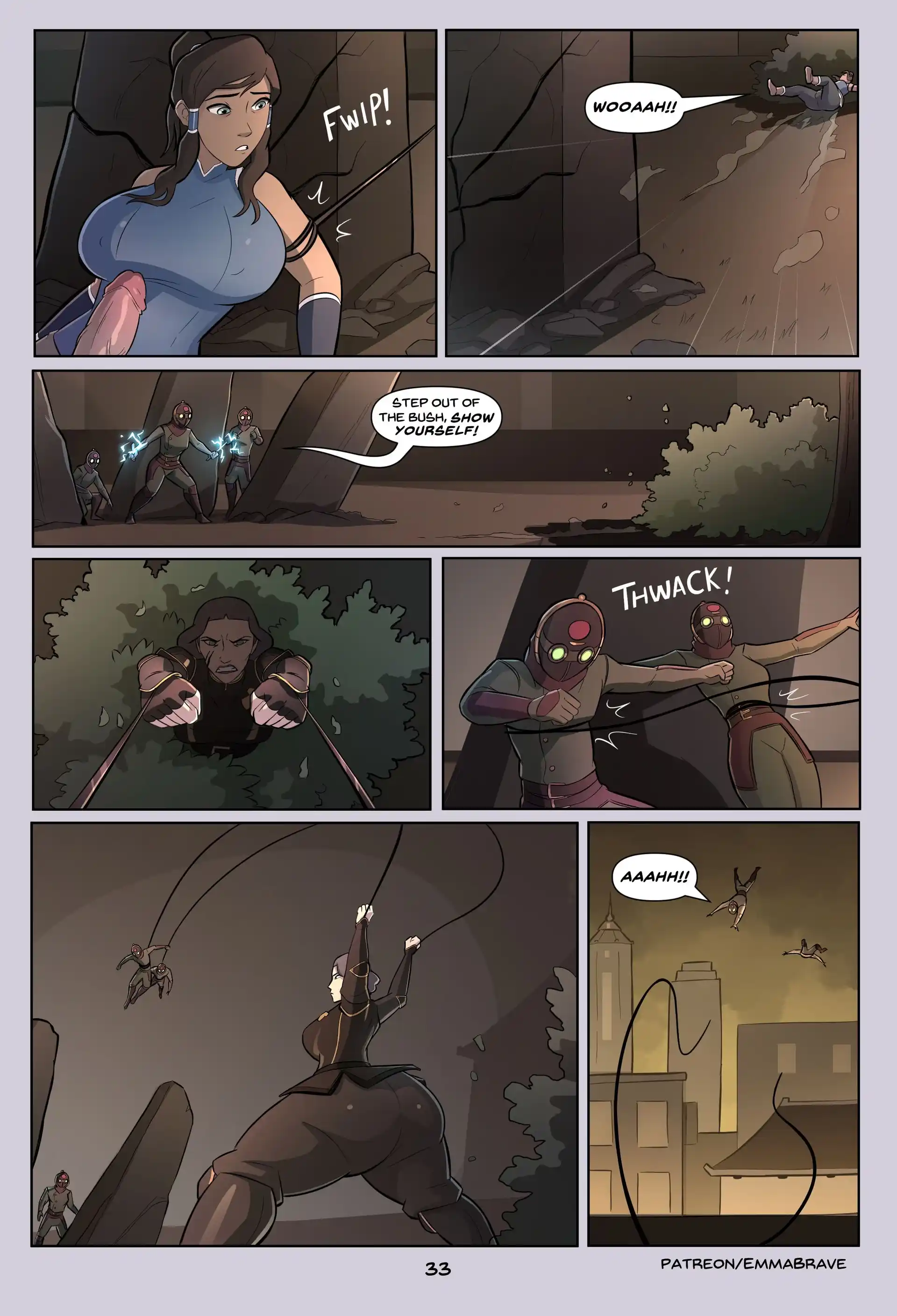 Korra: Book One Korra: Book One - Chapter 1 (The Legend of Korra) page 35